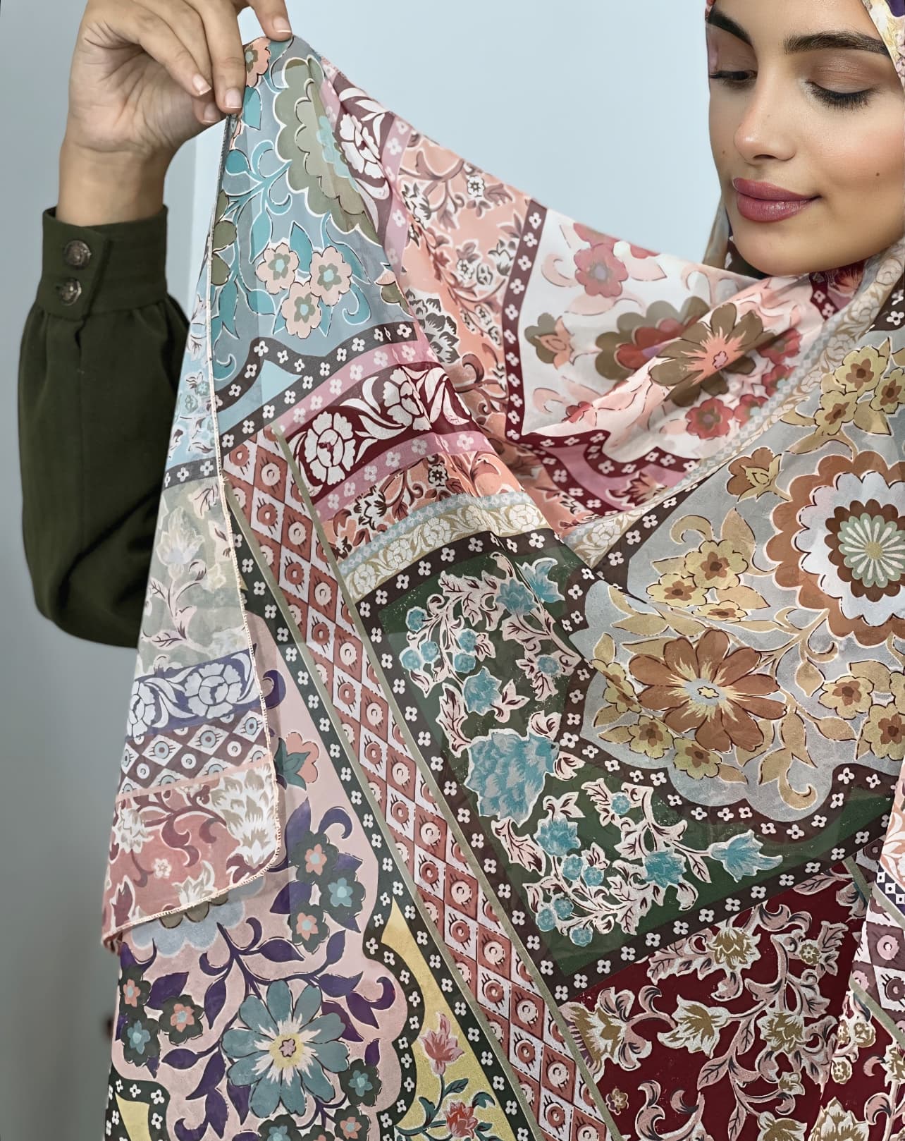 Allurina scarf - "Laguna"