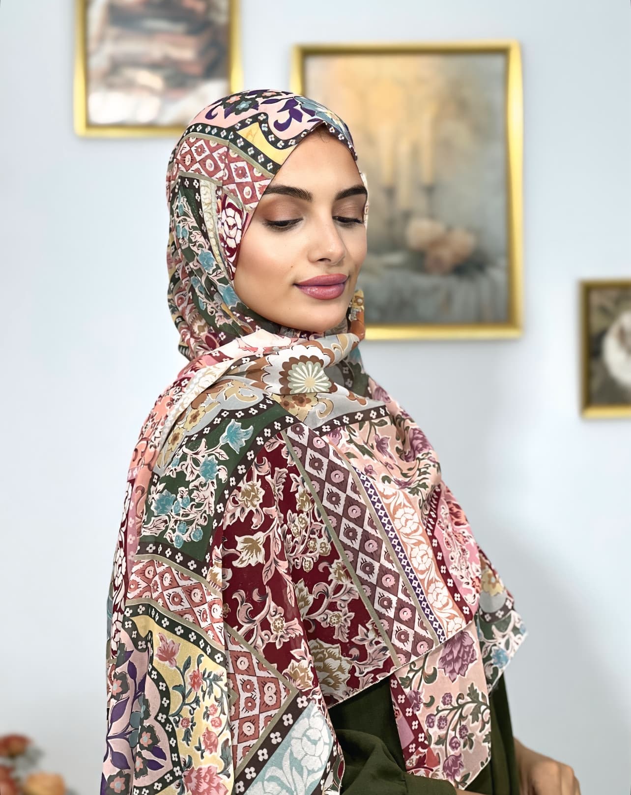 Allurina scarf - "Laguna"