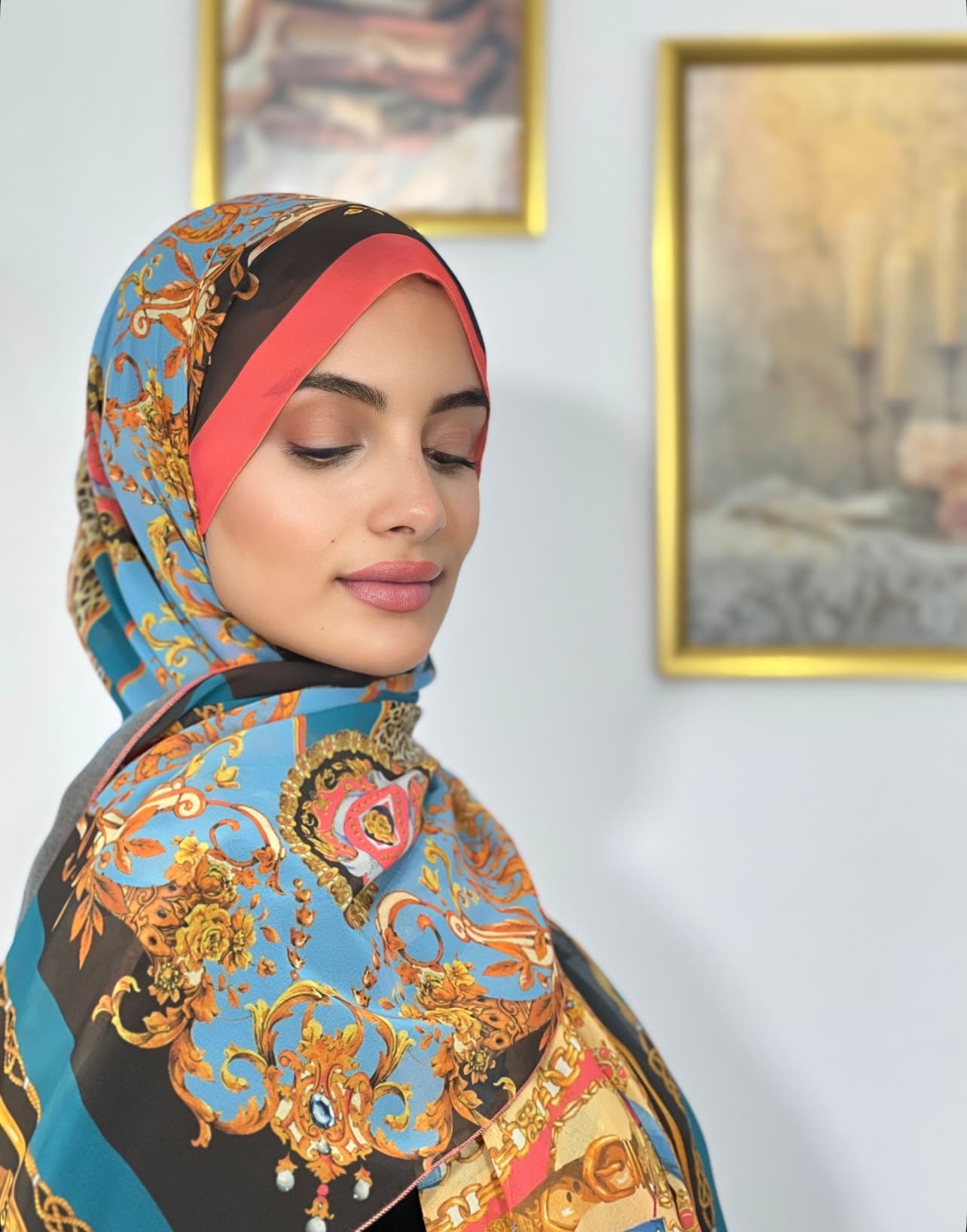 Allurina scarf - "Fiesta"