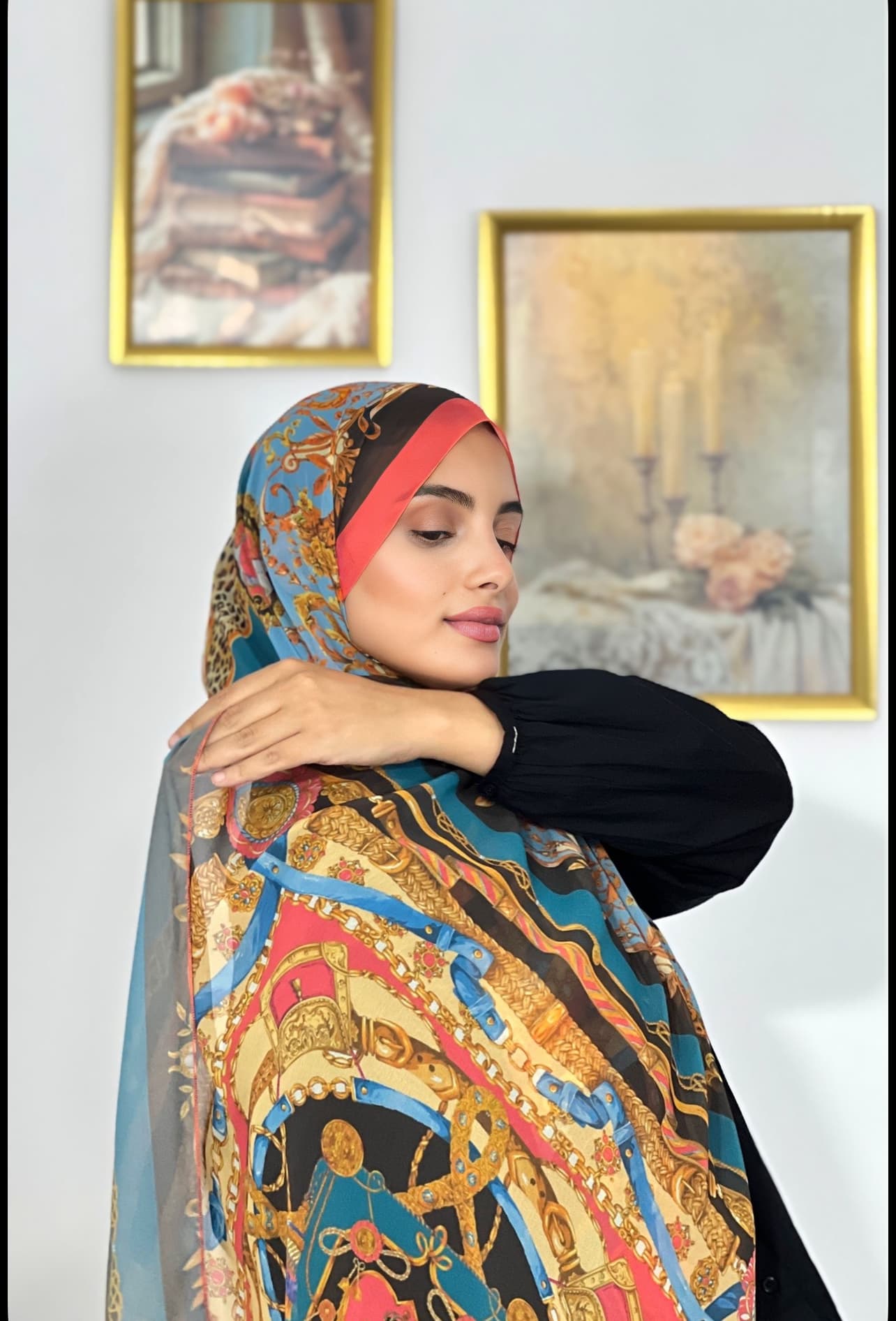 Allurina scarf - "Fiesta"