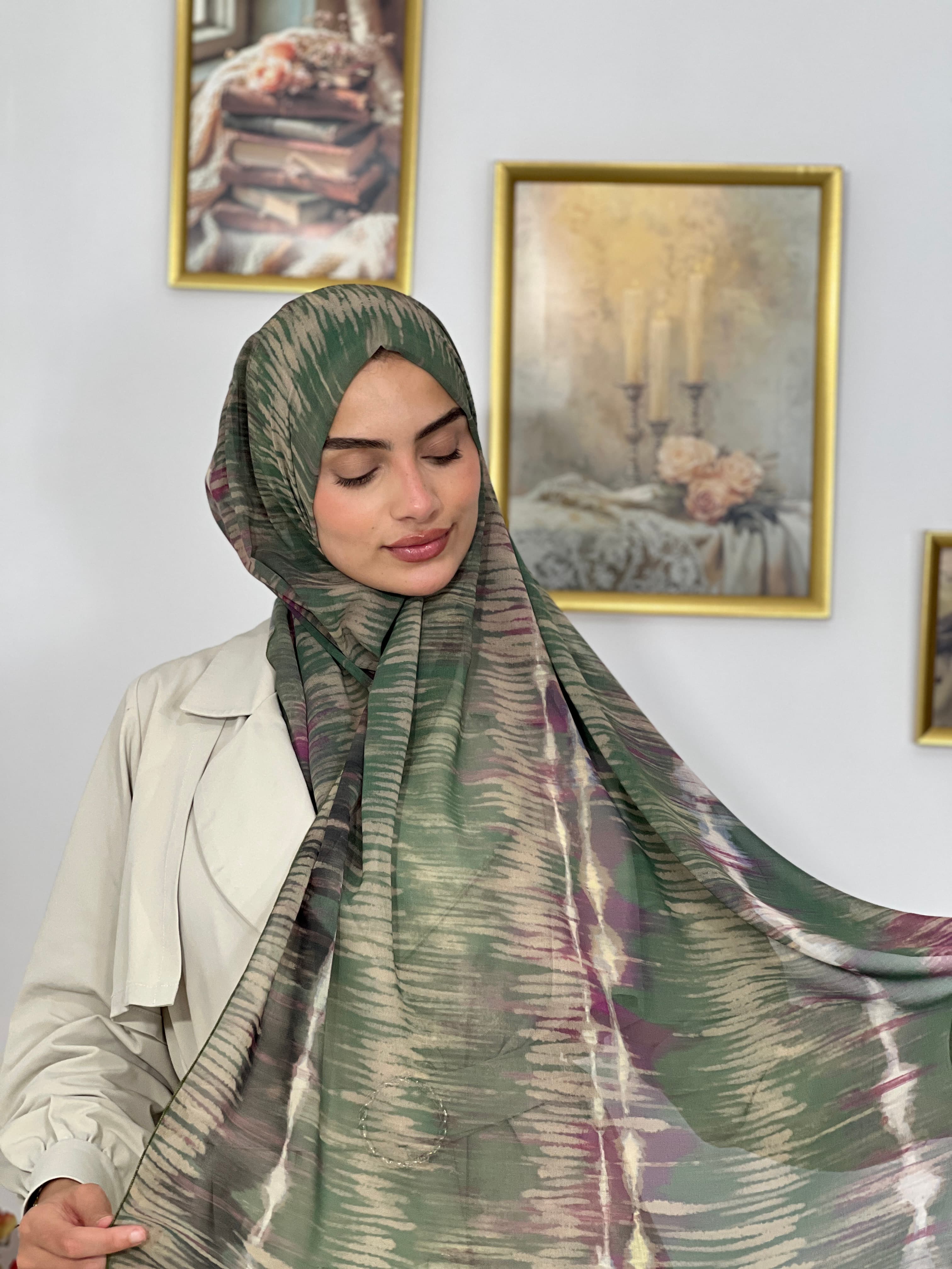 Allurina scarf - "Nature Waves"