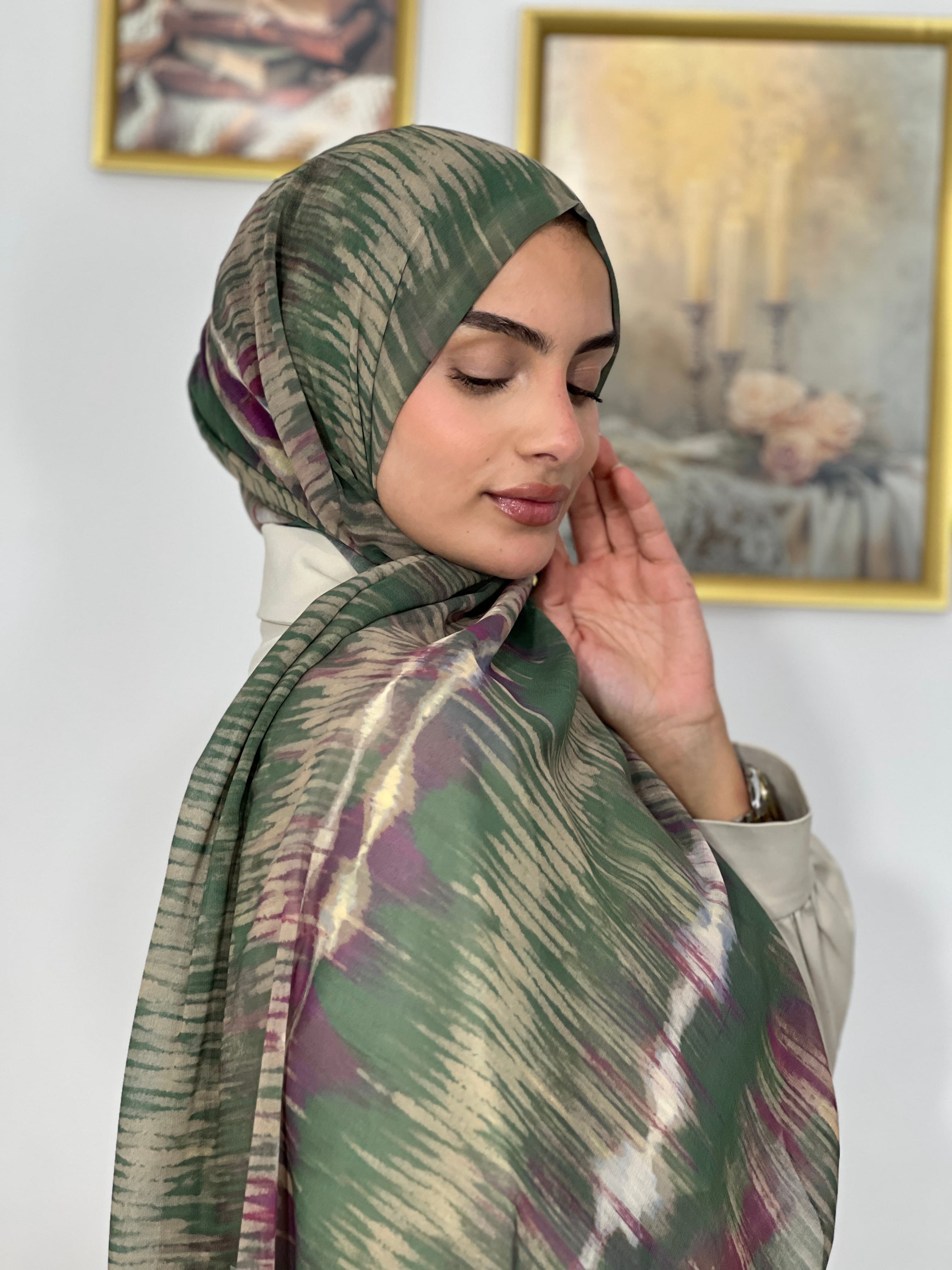 Allurina scarf - "Nature Waves"