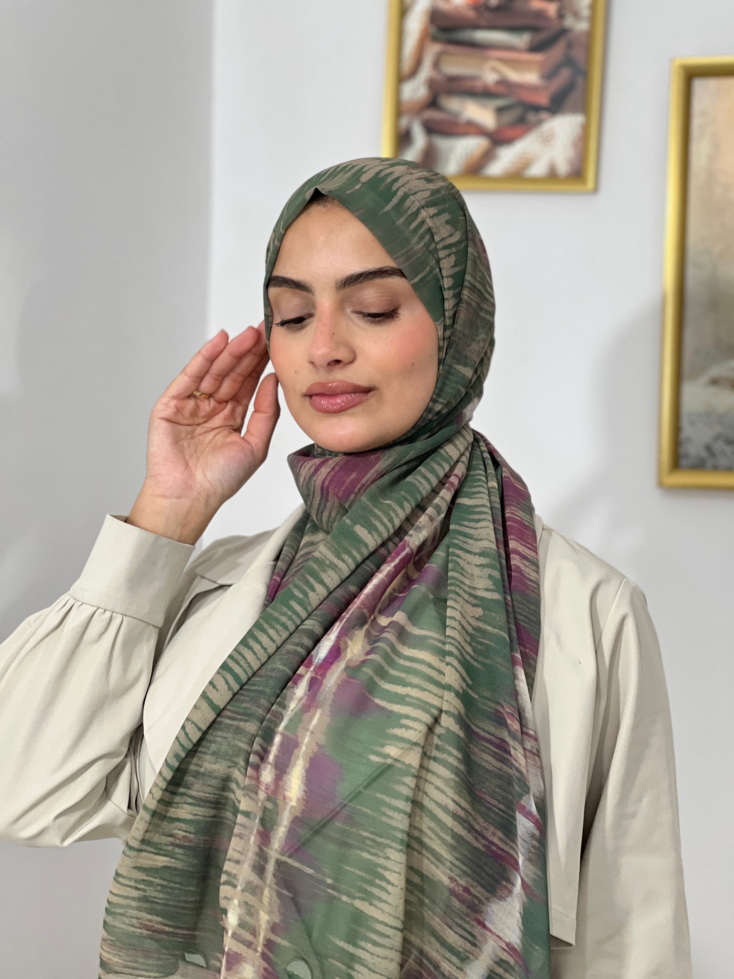 Allurina scarf - "Nature Waves"