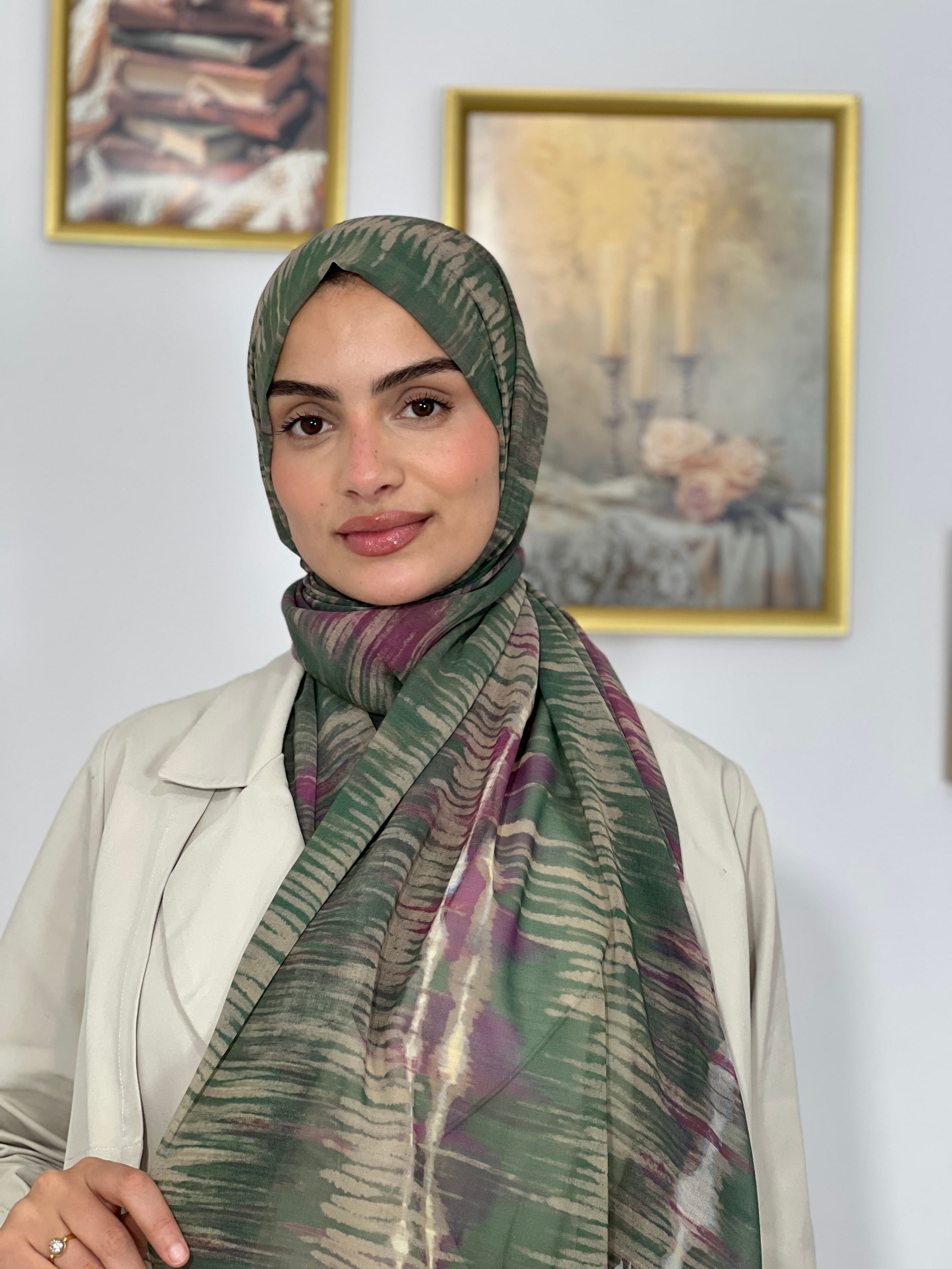 Allurina scarf - "Nature Waves"