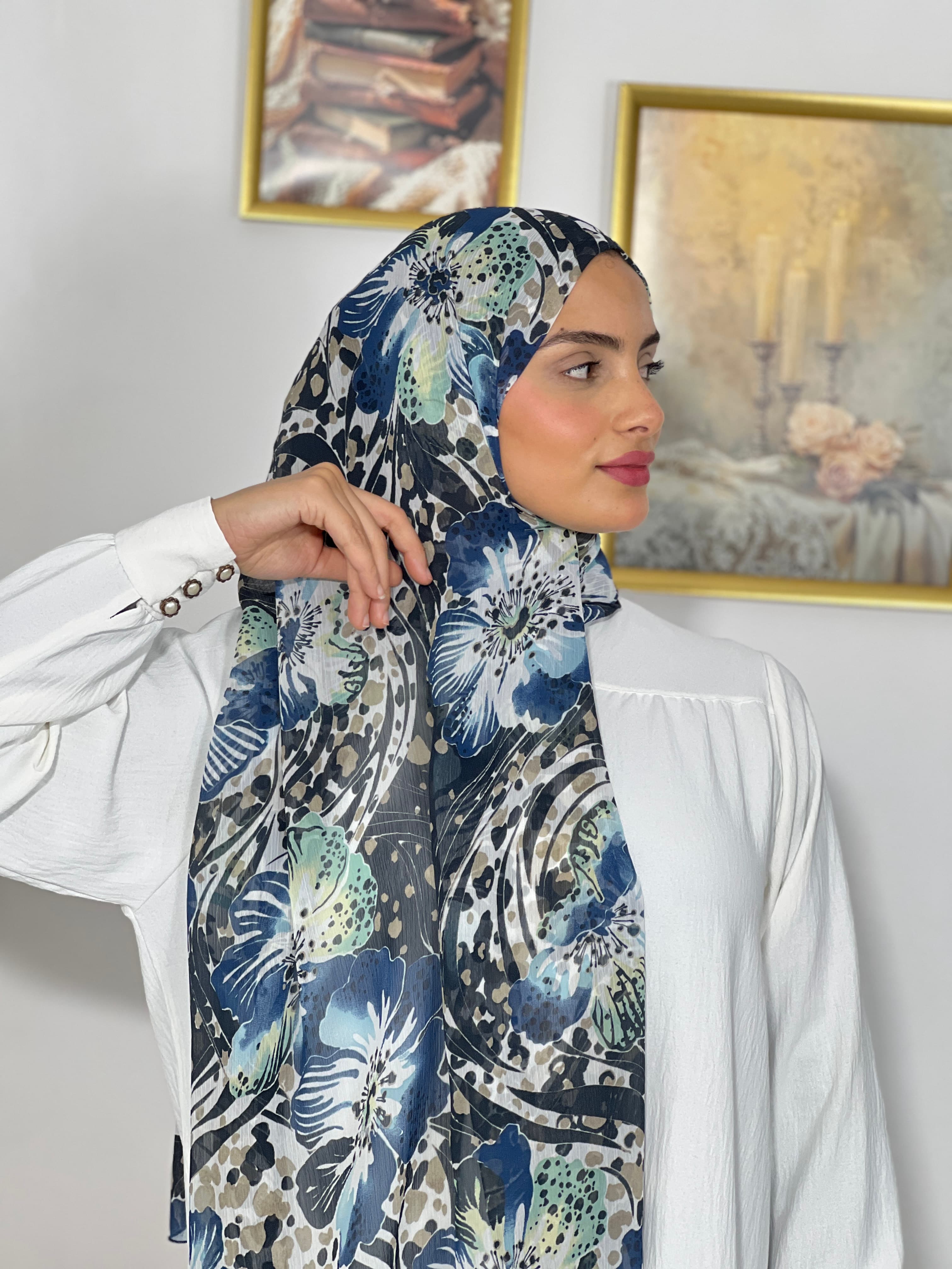Allurina scarf - "Évasion Sauvage"