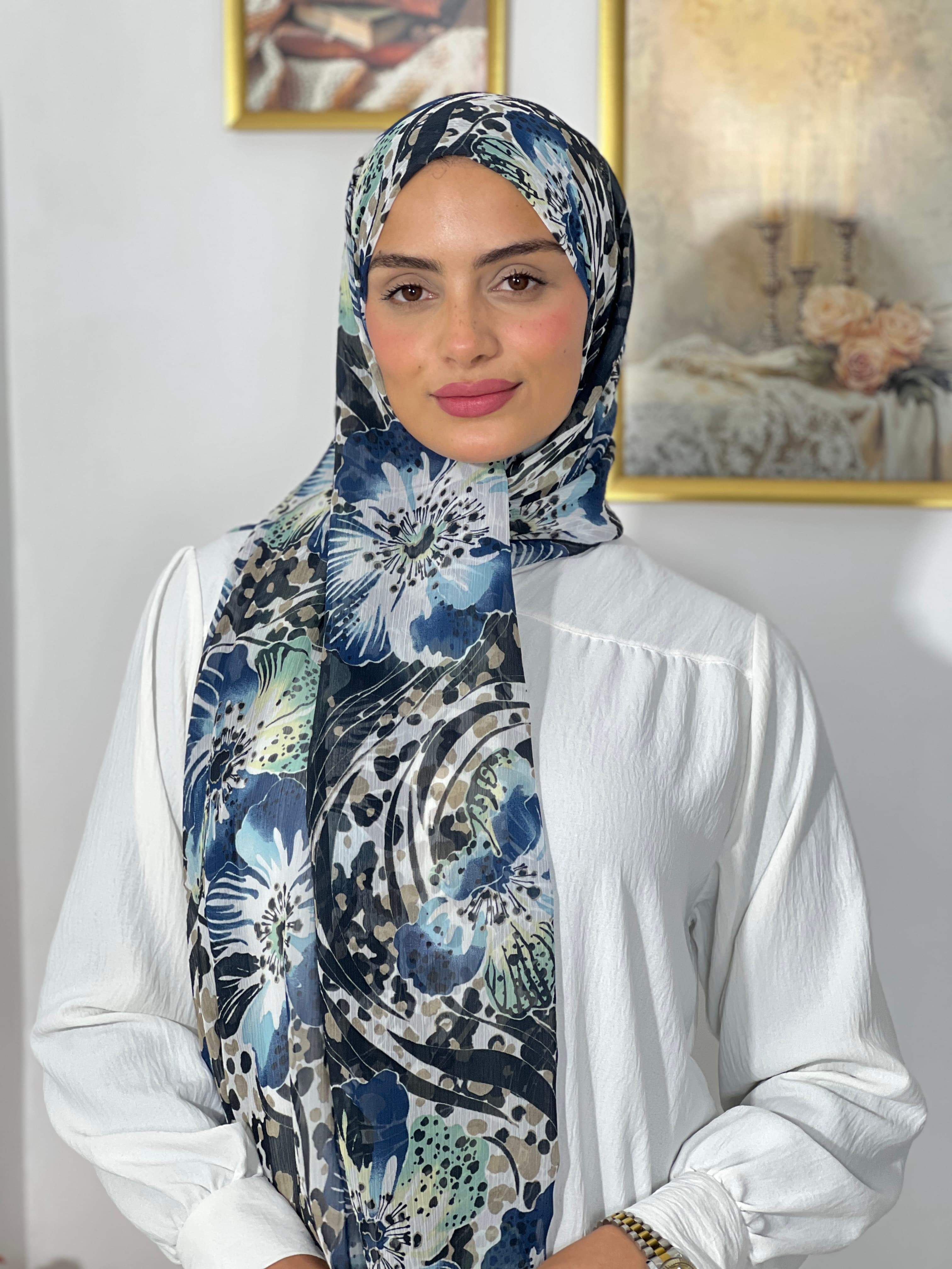 Allurina scarf - "Évasion Sauvage"