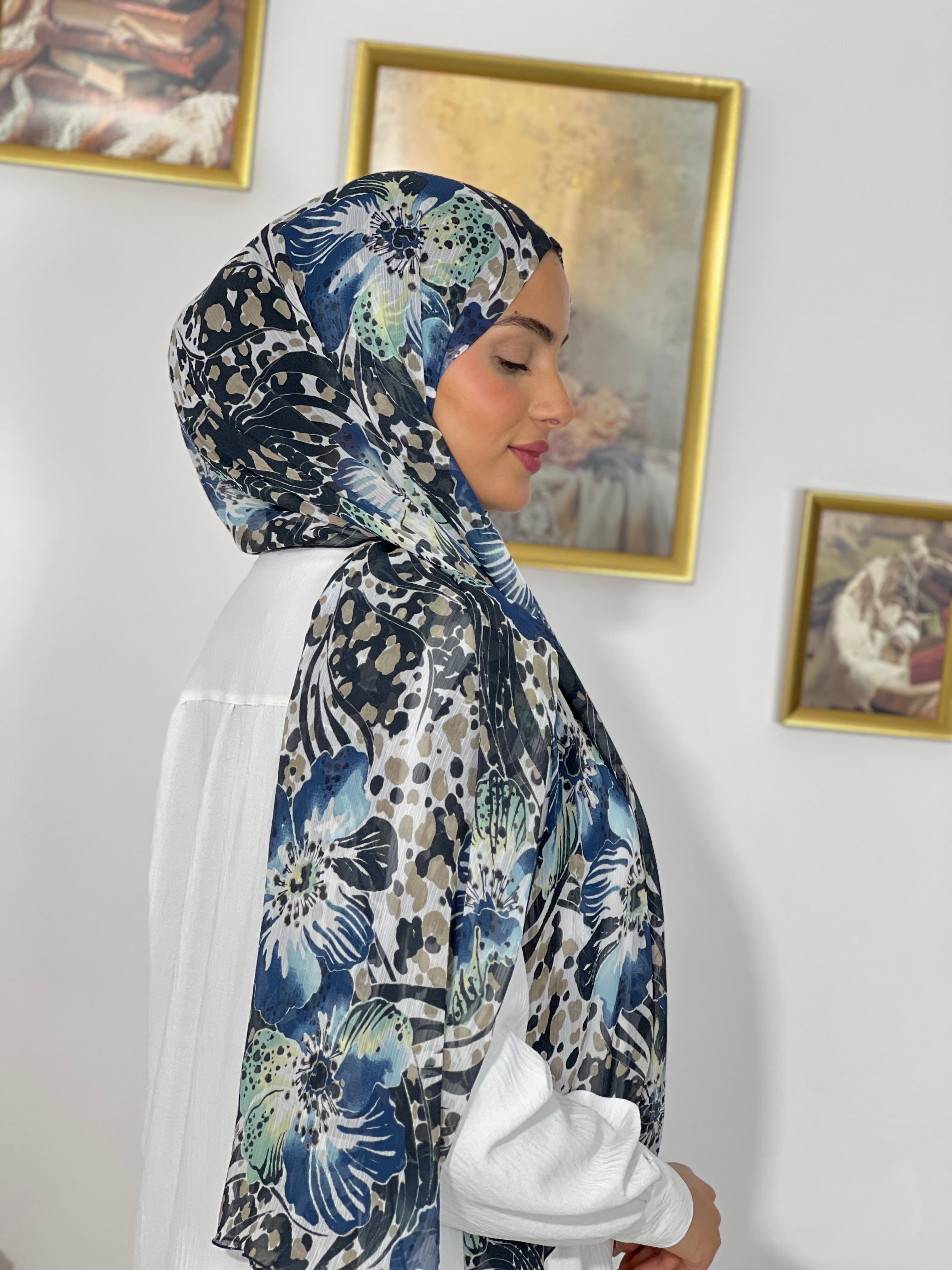 Allurina scarf - "Évasion Sauvage"