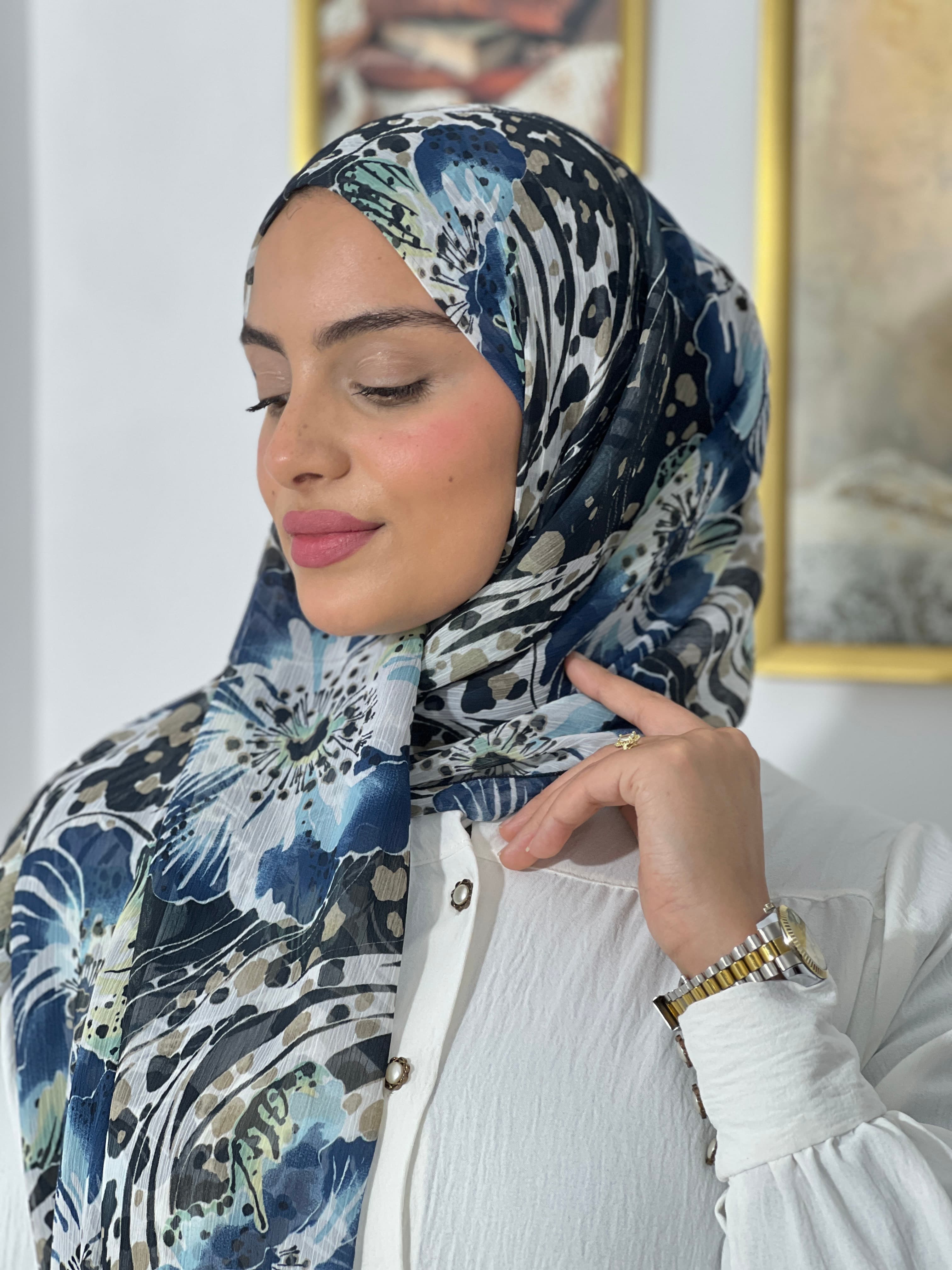 Allurina scarf - "Évasion Sauvage"