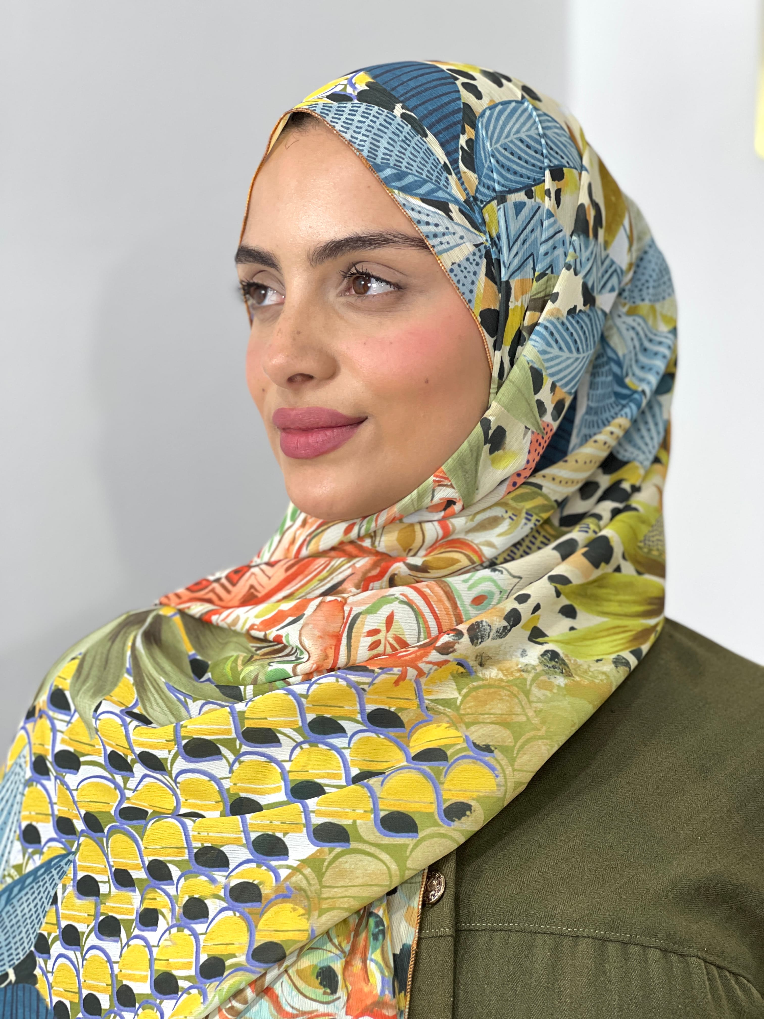 Allurina scarf - "Soleil d'Été"
