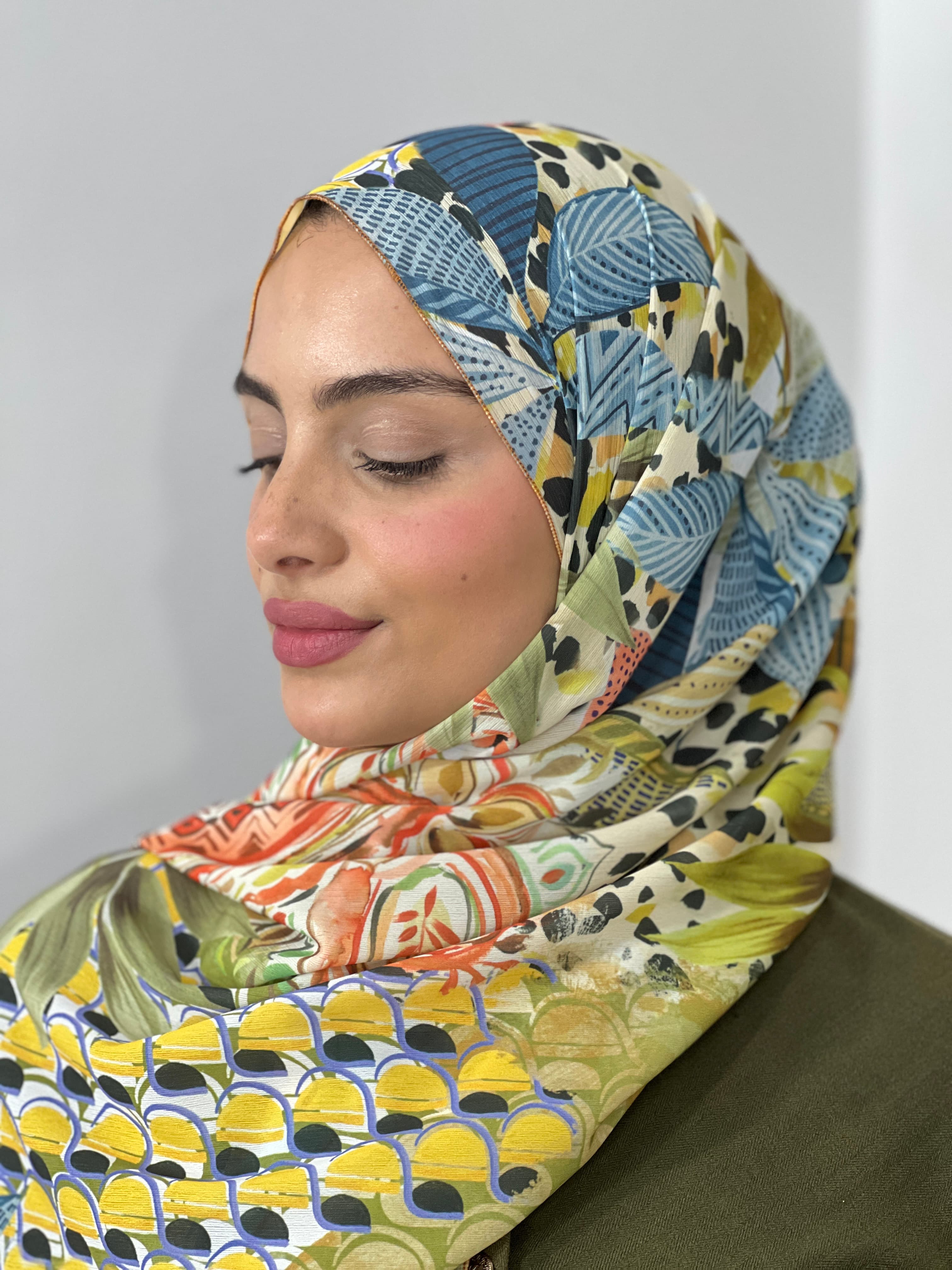Allurina scarf - "Soleil d'Été"