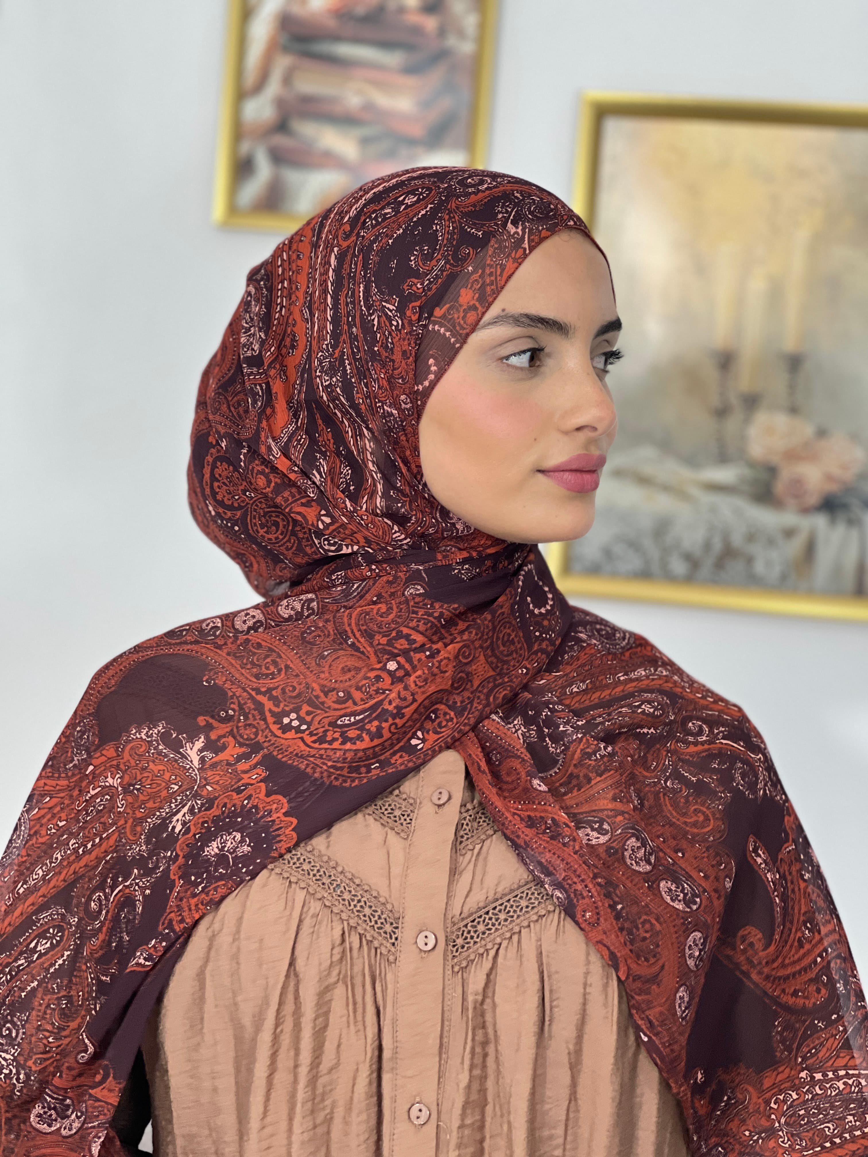 Allurina scarf - "Héritage d'Orient"