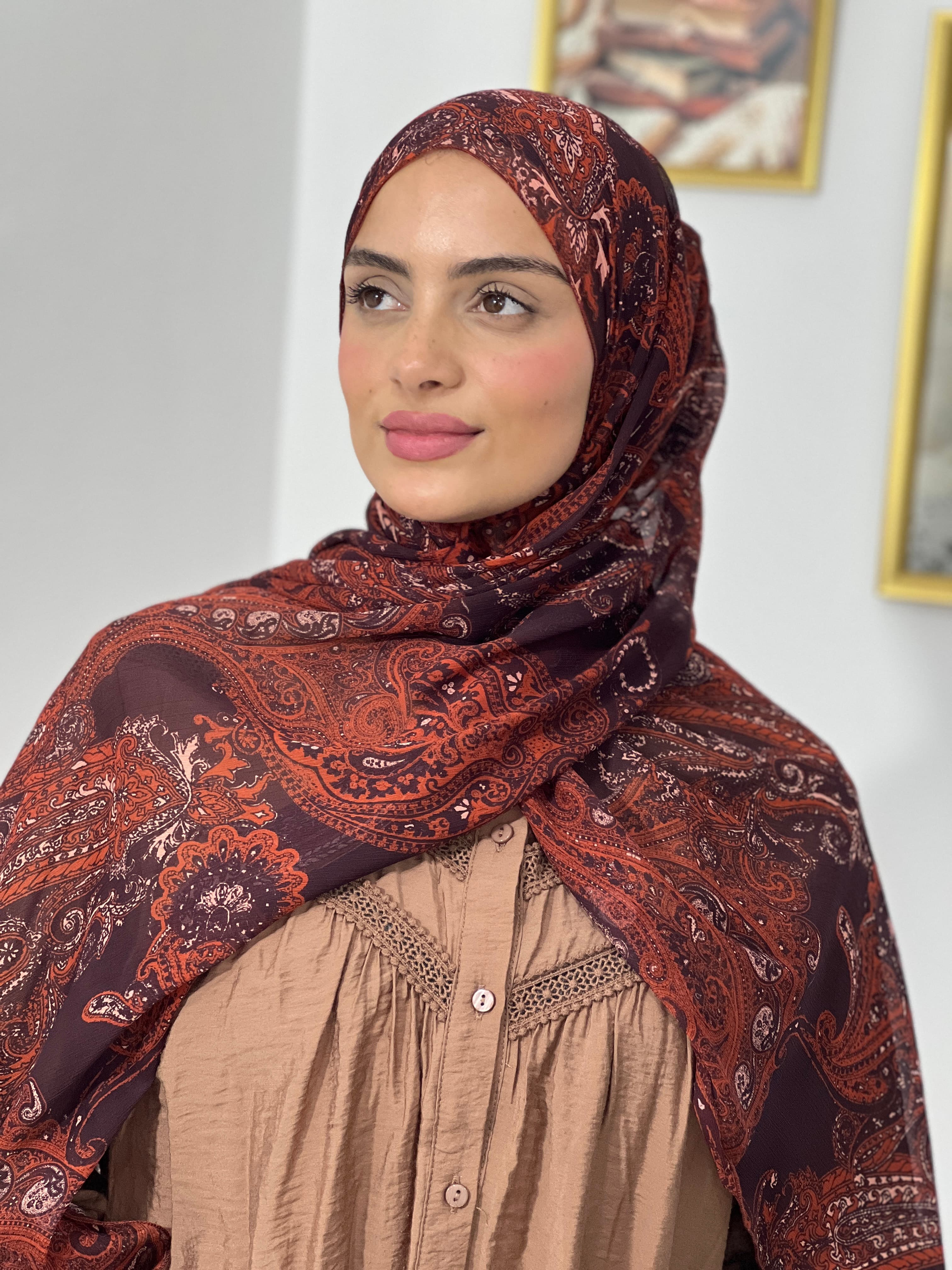 Allurina scarf - "Héritage d'Orient"