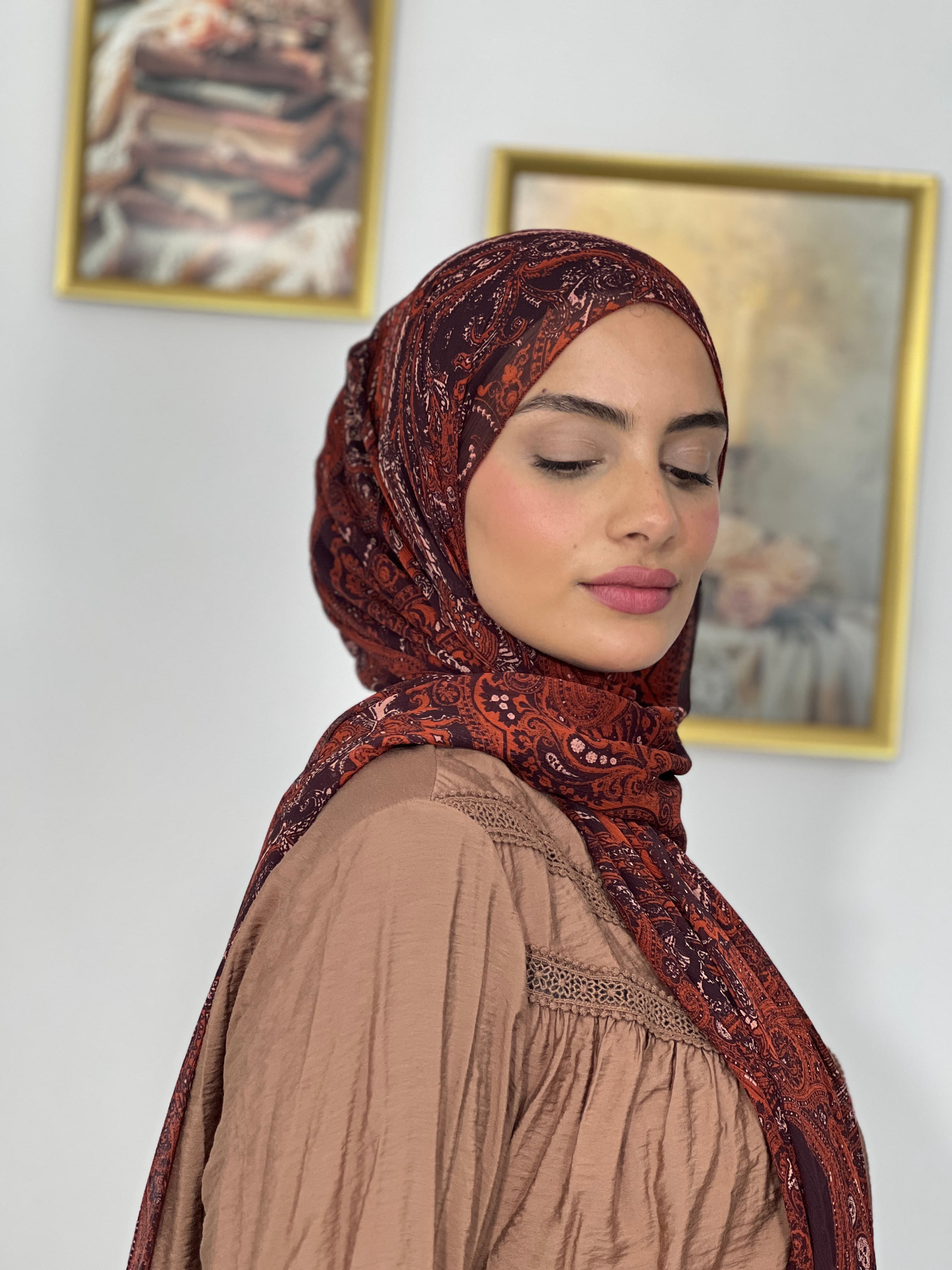 Allurina scarf - "Héritage d'Orient"