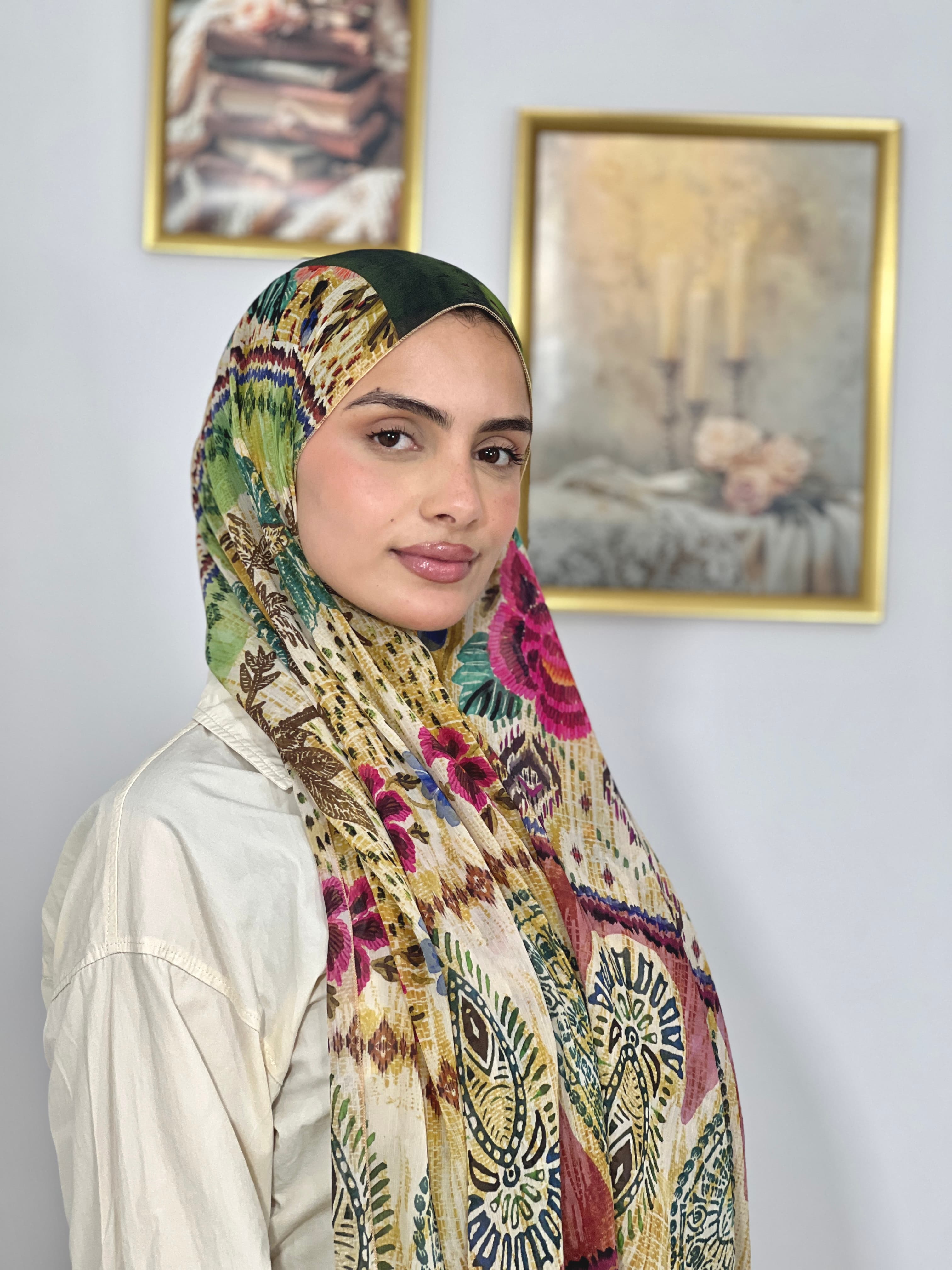 Allurina scarf - "Folk Fusion"