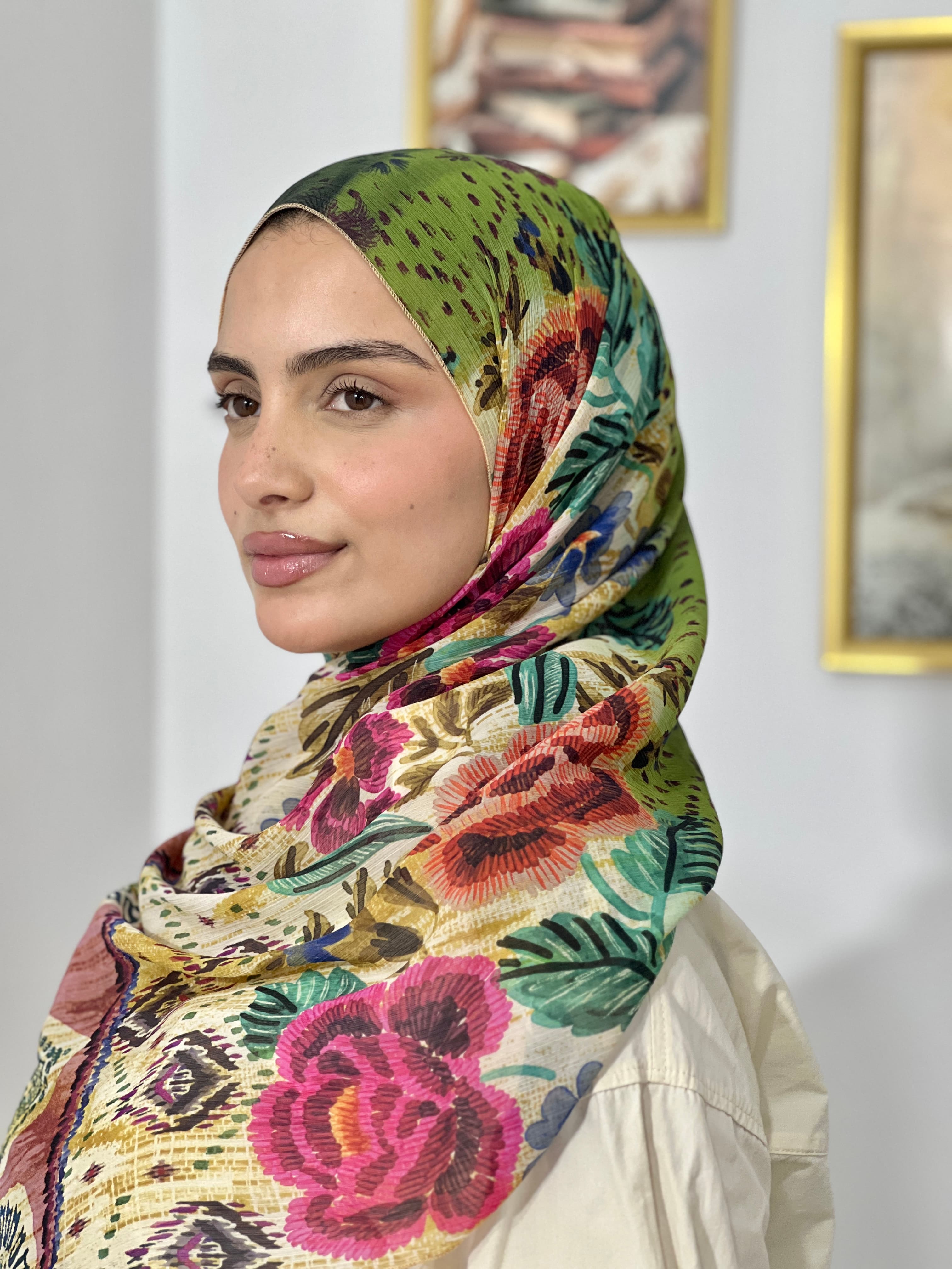Allurina scarf - "Folk Fusion"