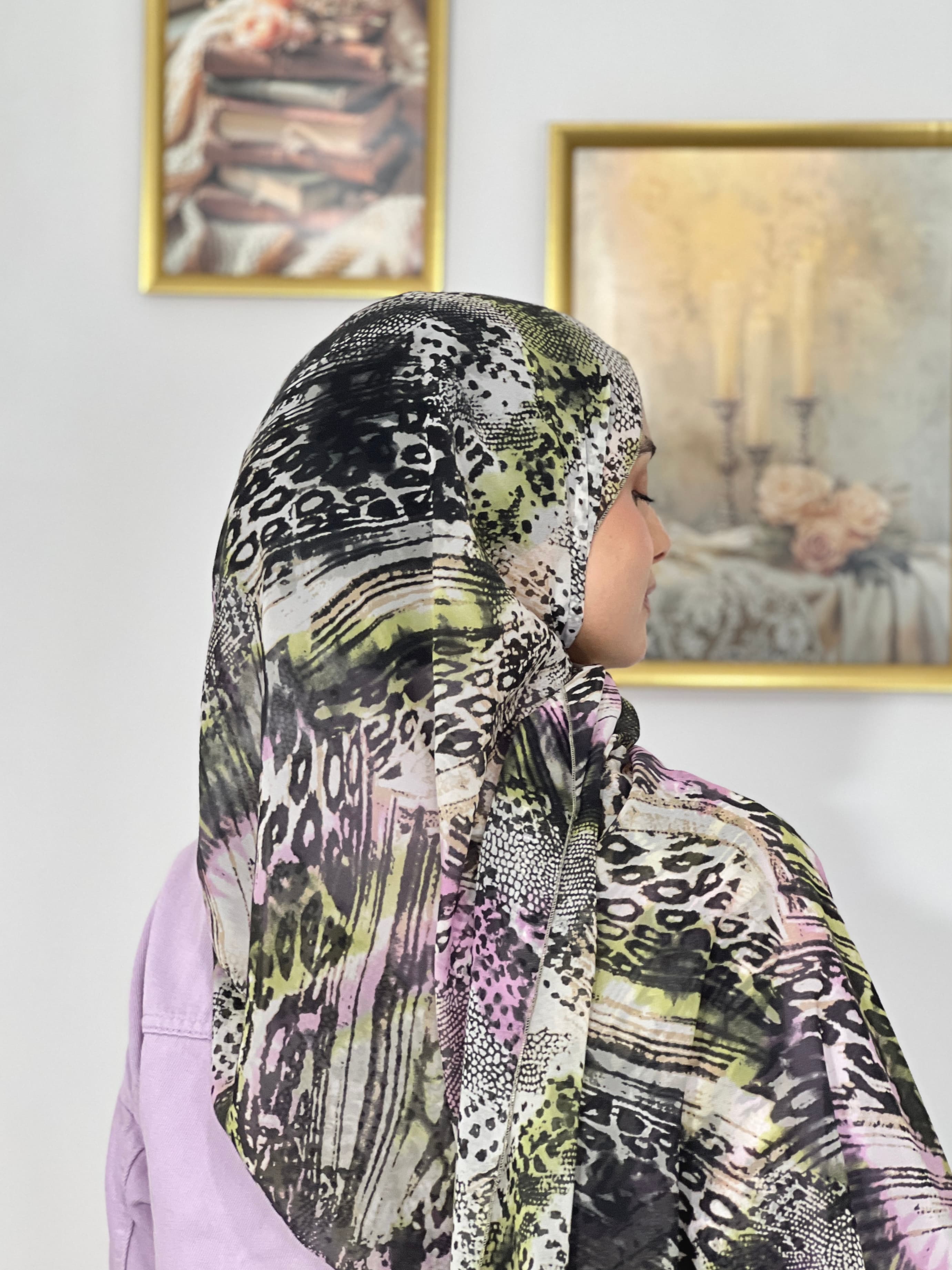Allurina scarf - "Safari Lilac"