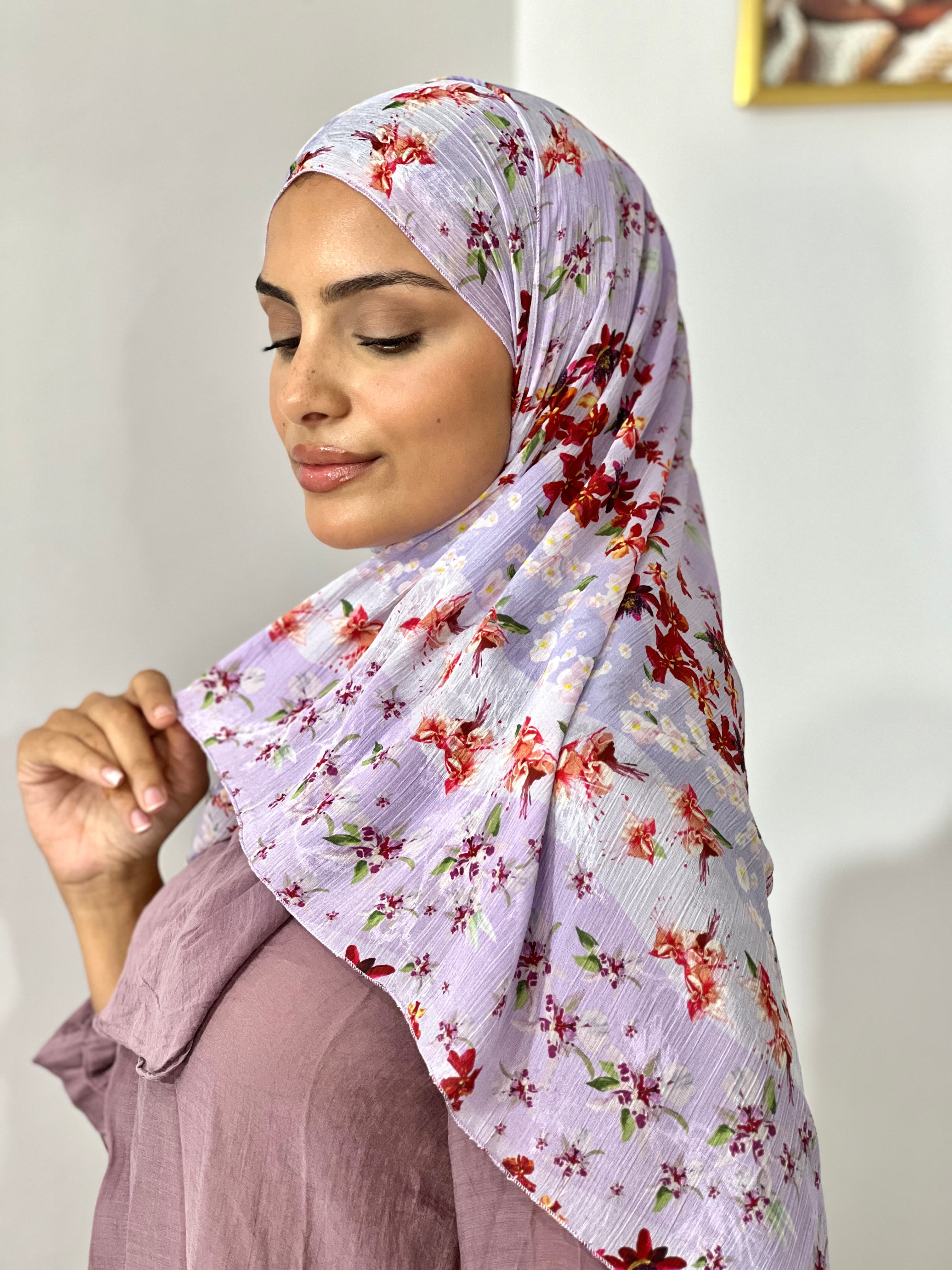 Allurina scarf - "Lavender Bloom"