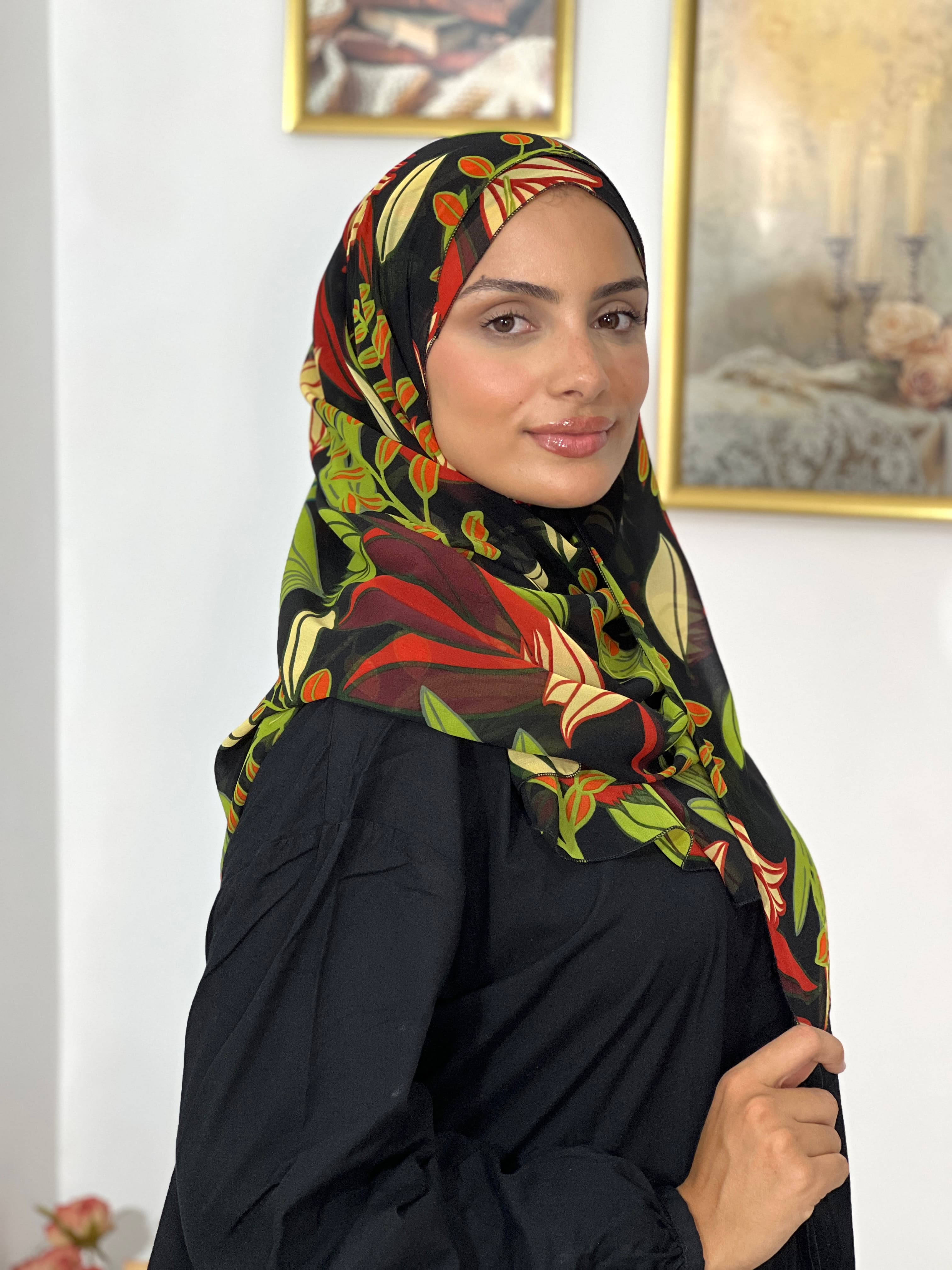 Allurina scarf - "Exotic Leaves"