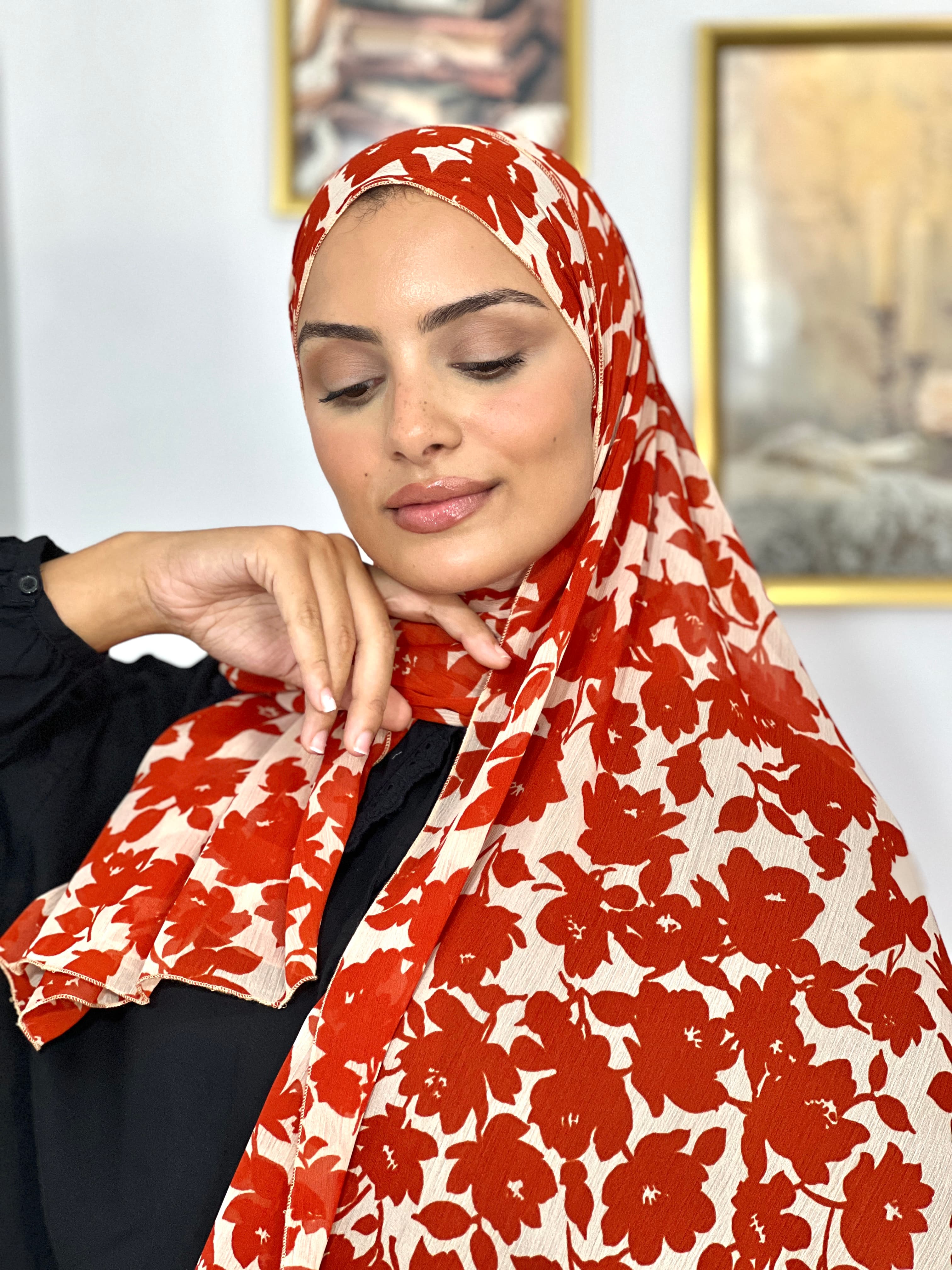 Allurina scarf - "Autumn Silhouette"