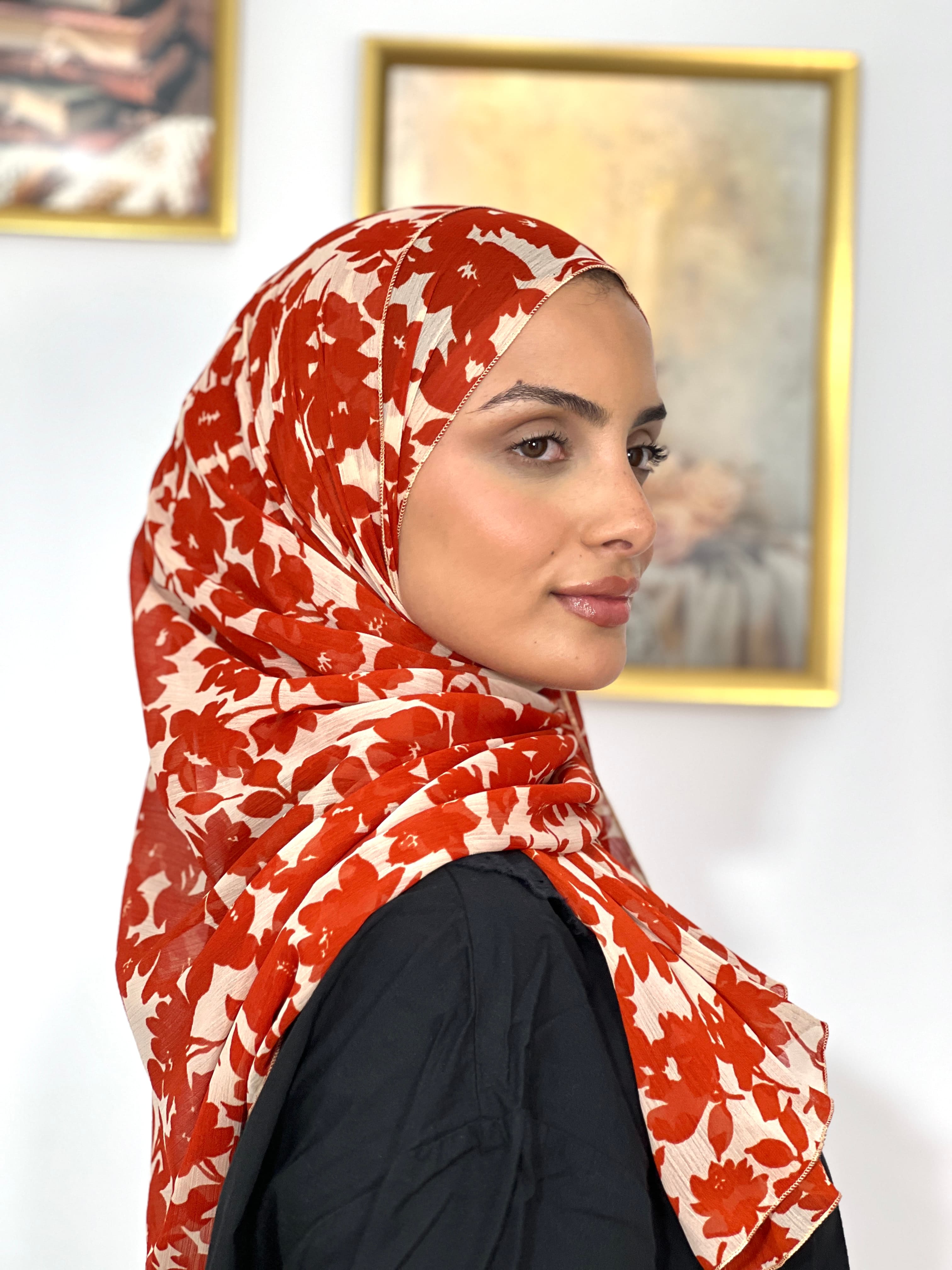 Allurina scarf - "Autumn Silhouette"