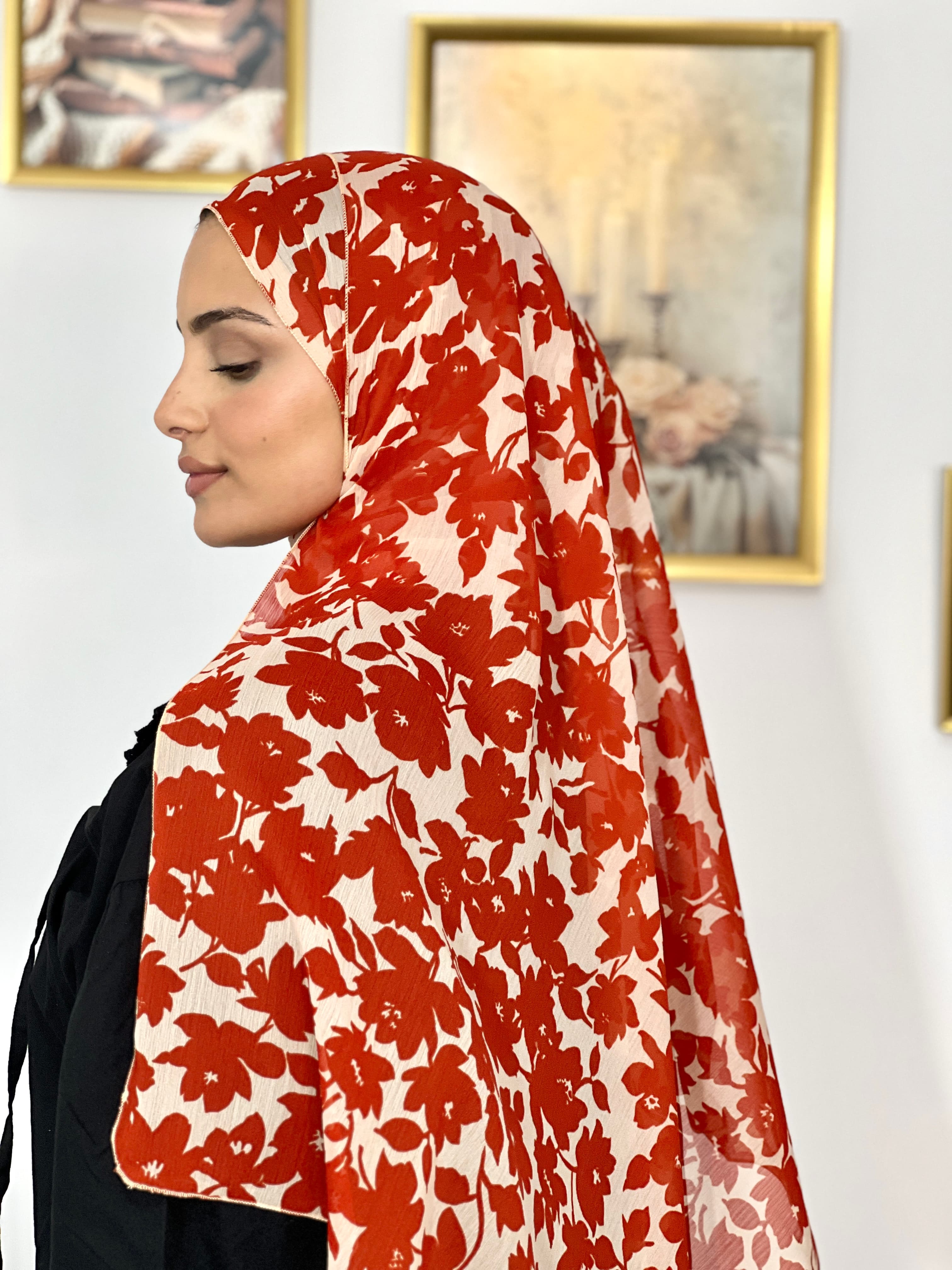 Allurina scarf - "Autumn Silhouette"