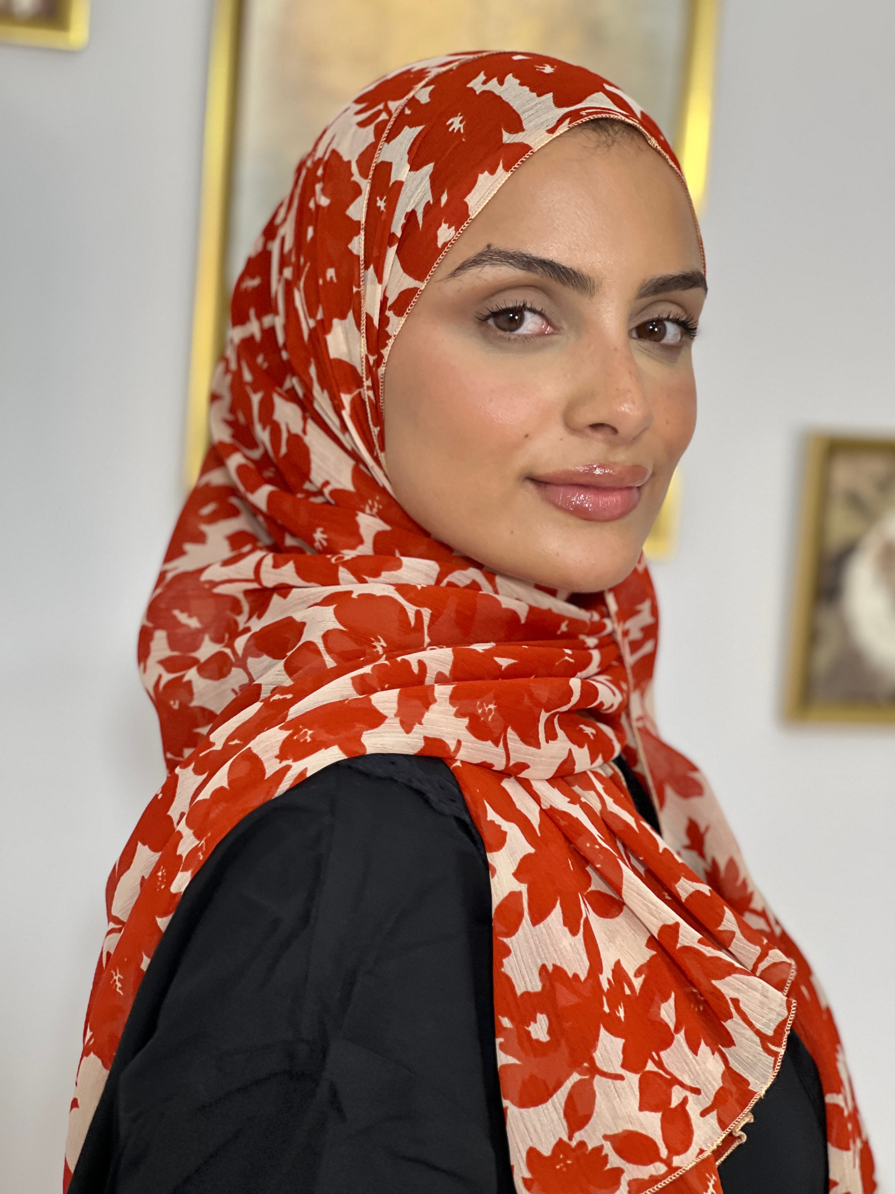 Allurina scarf - "Autumn Silhouette"