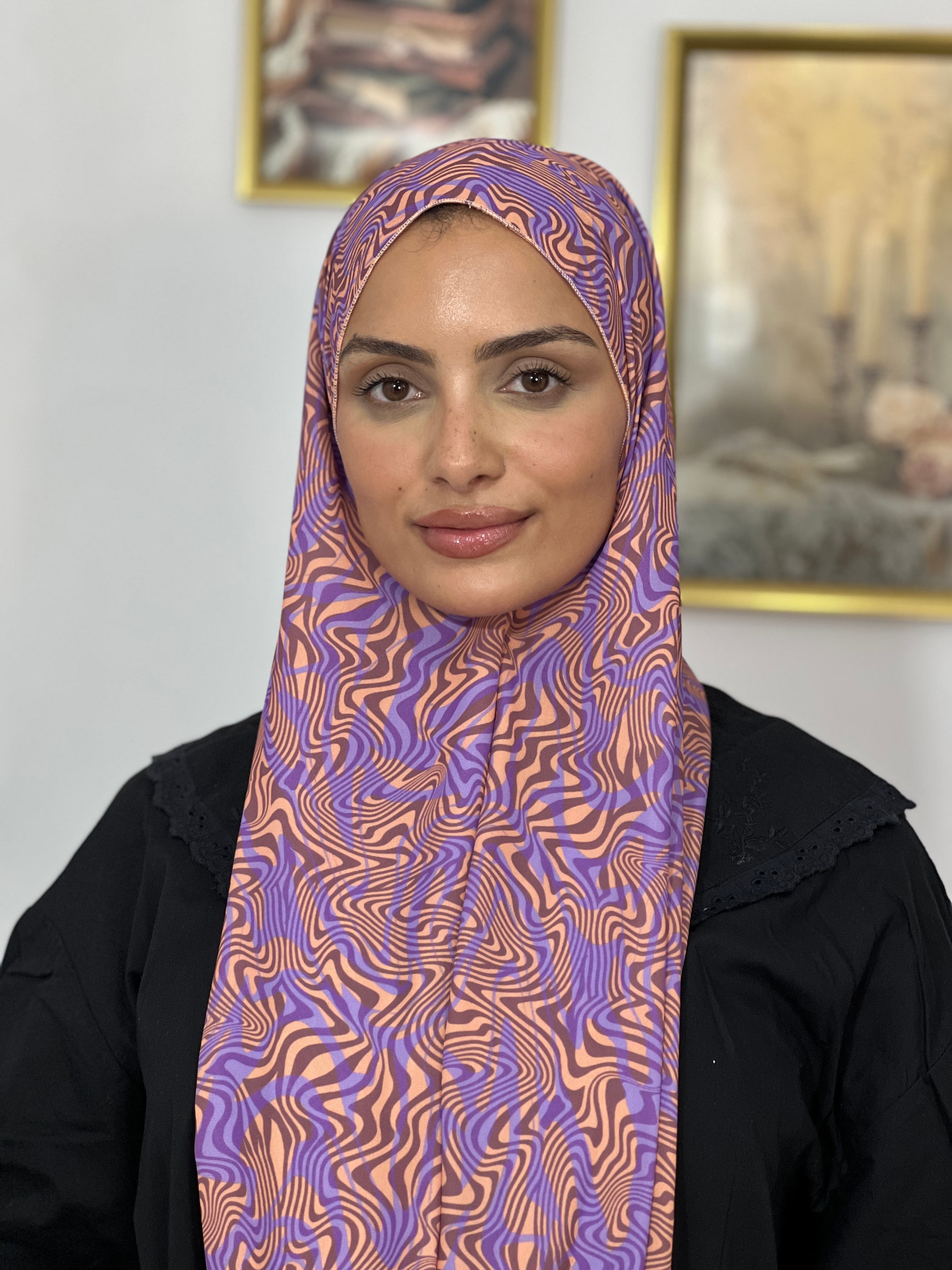 Allurina scarf - "Marble Swirl"