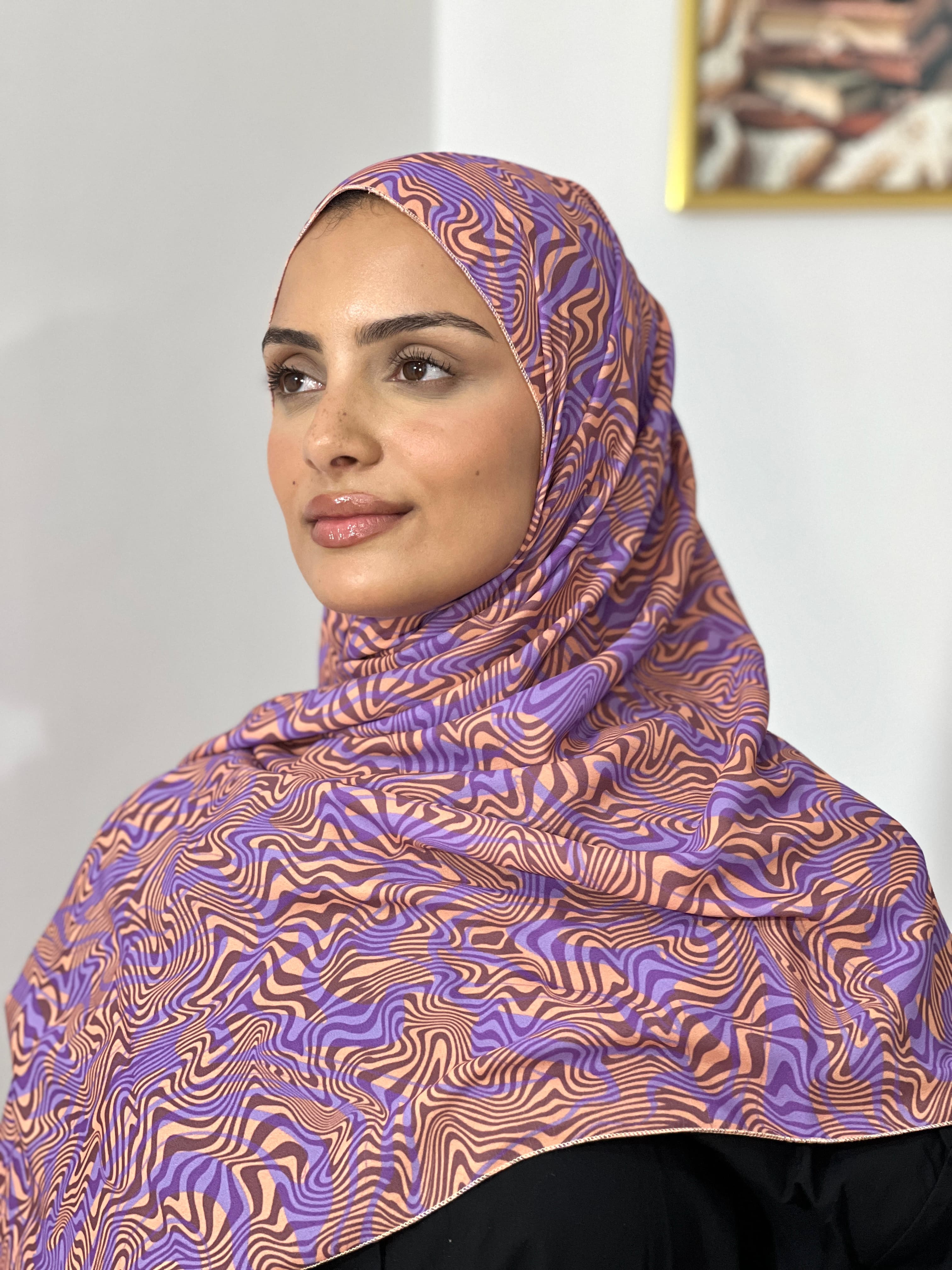 Allurina scarf - "Marble Swirl"