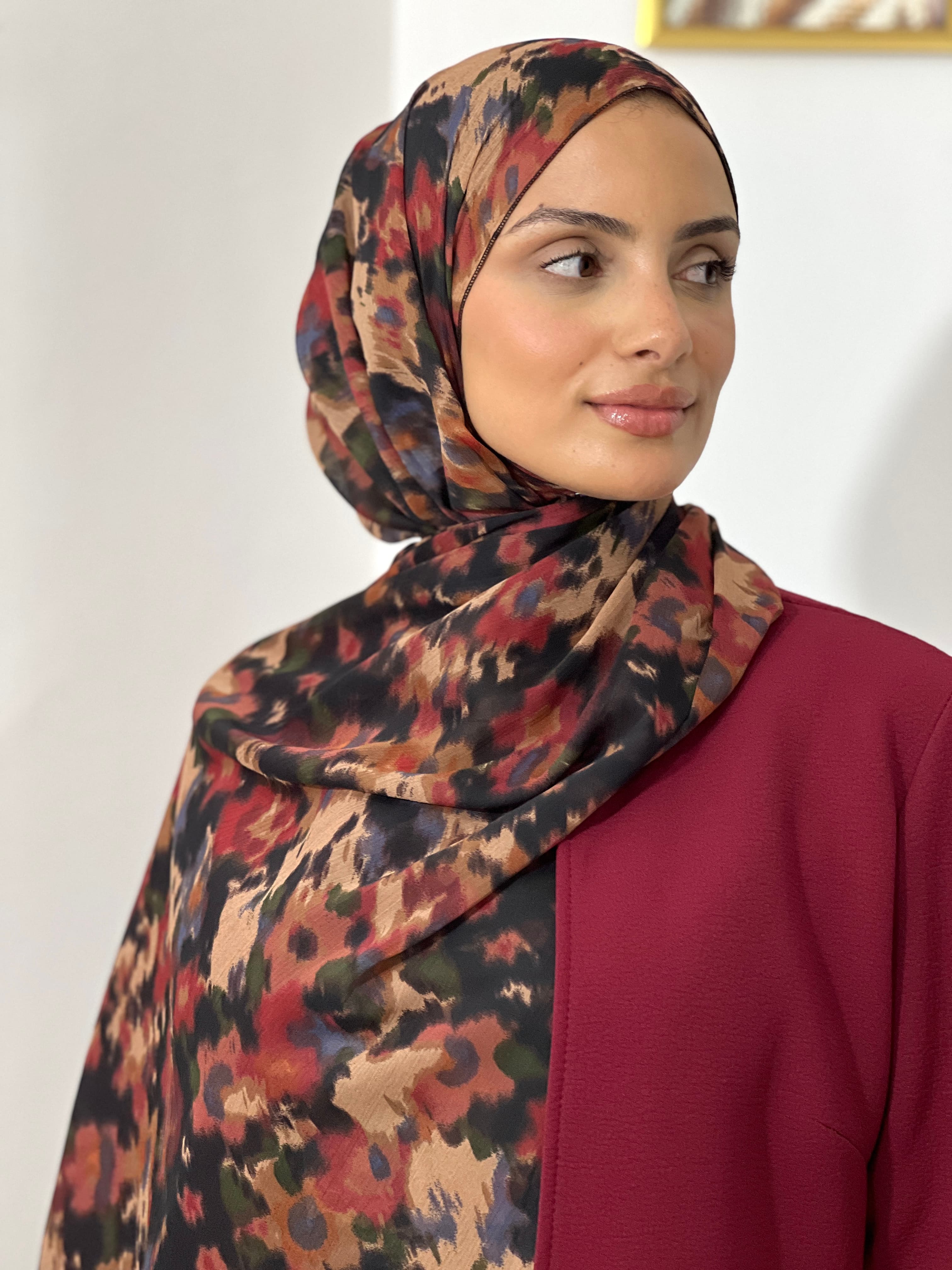 Allurina scarf - "Autumn Camouflage"