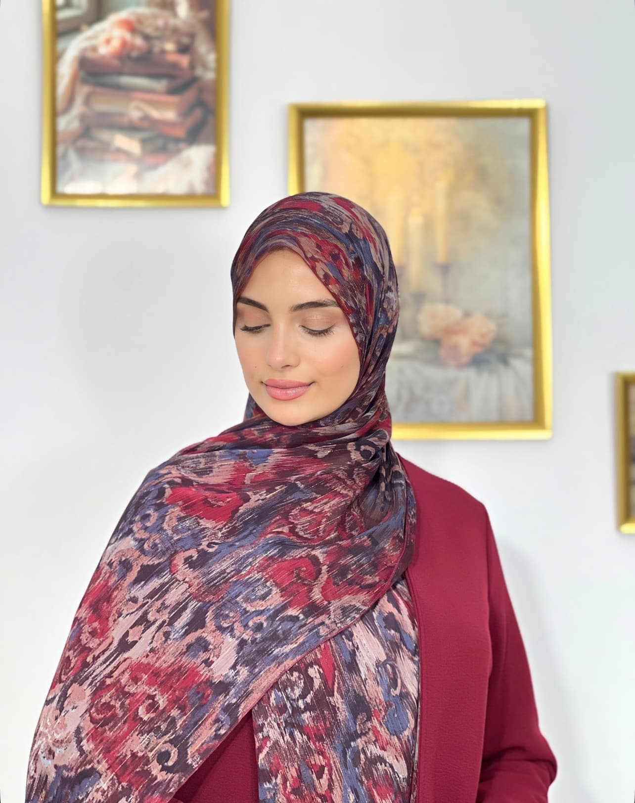 Allurina scarf - "Picasso"