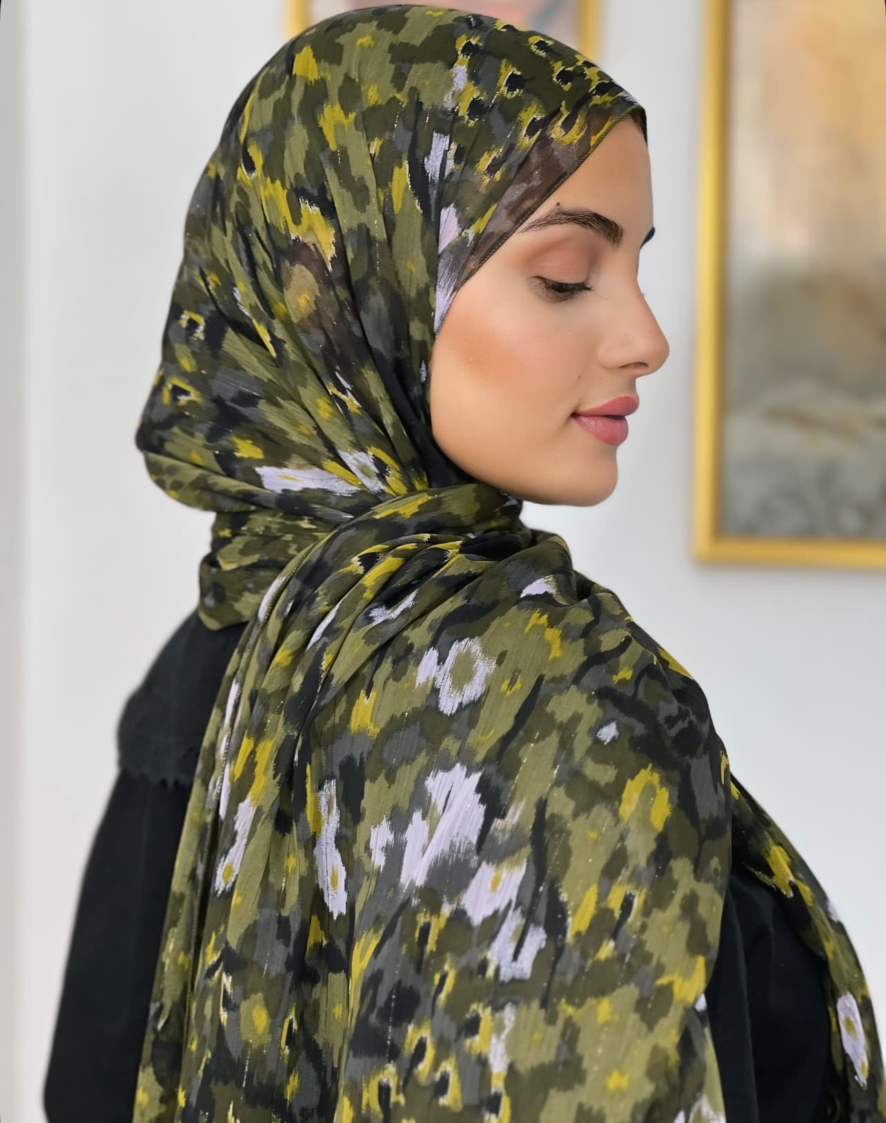 Allurina scarf - "Forest Bloom"