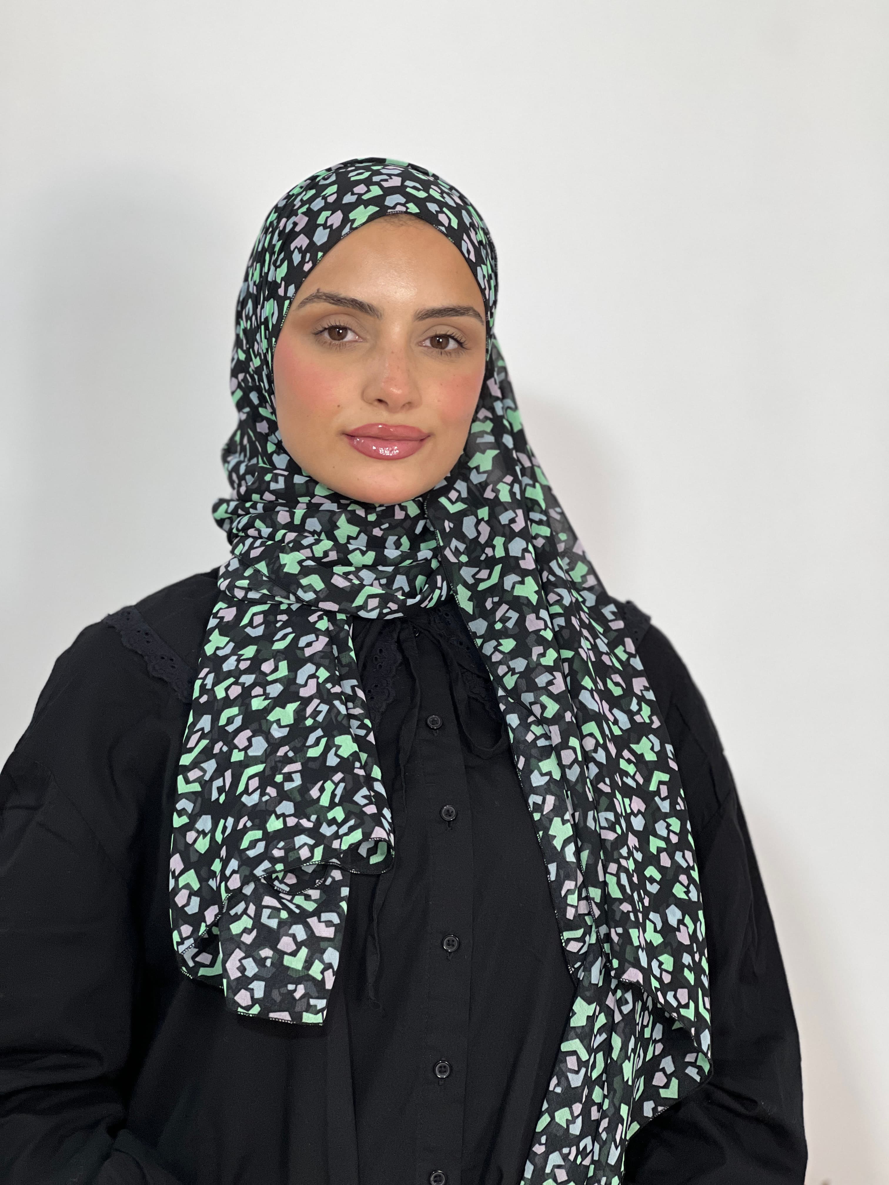 Allurina scarf - "Pixel Crush"