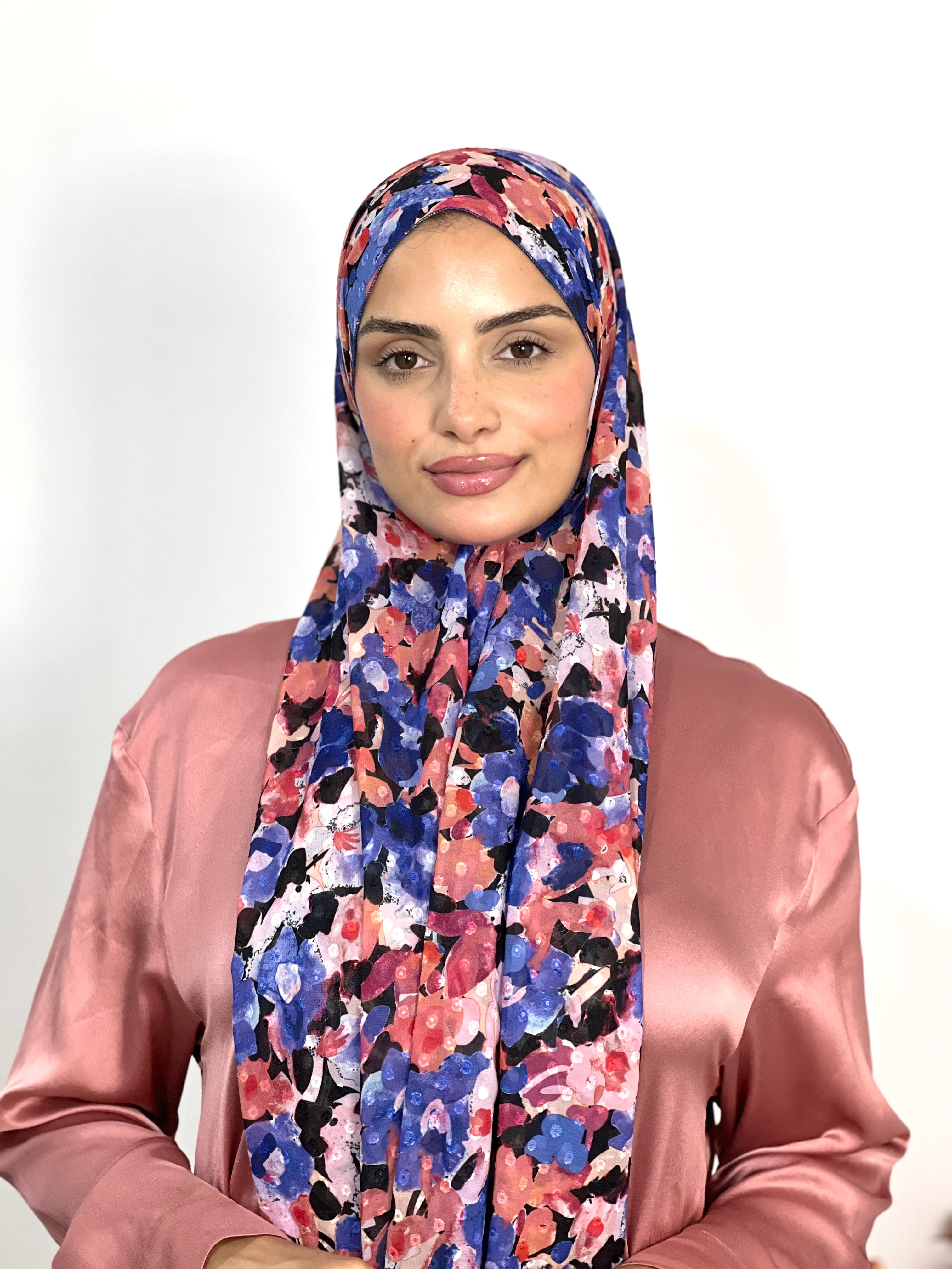 Allurina scarf - "Petal Splash"