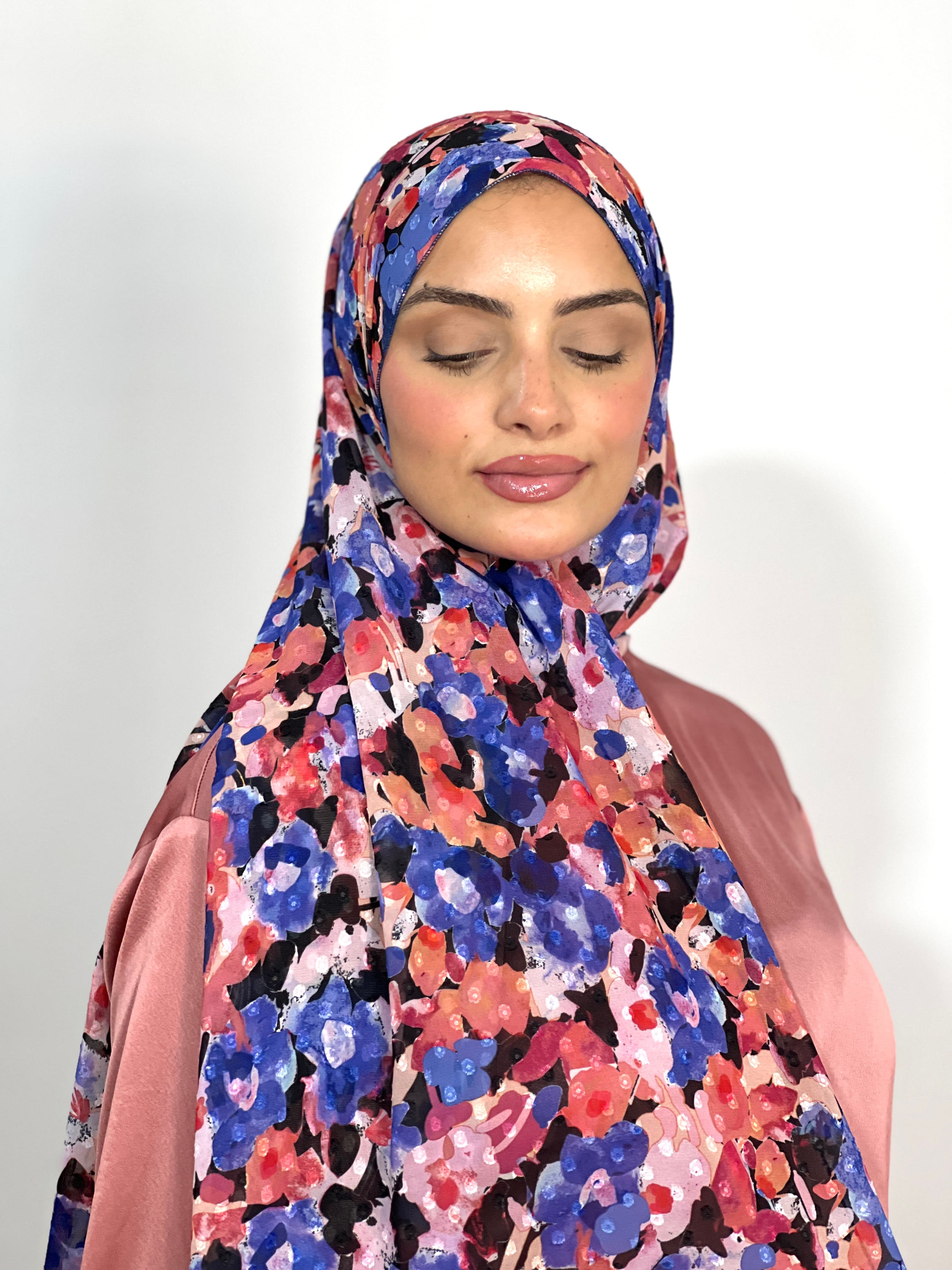 Allurina scarf - "Petal Splash"