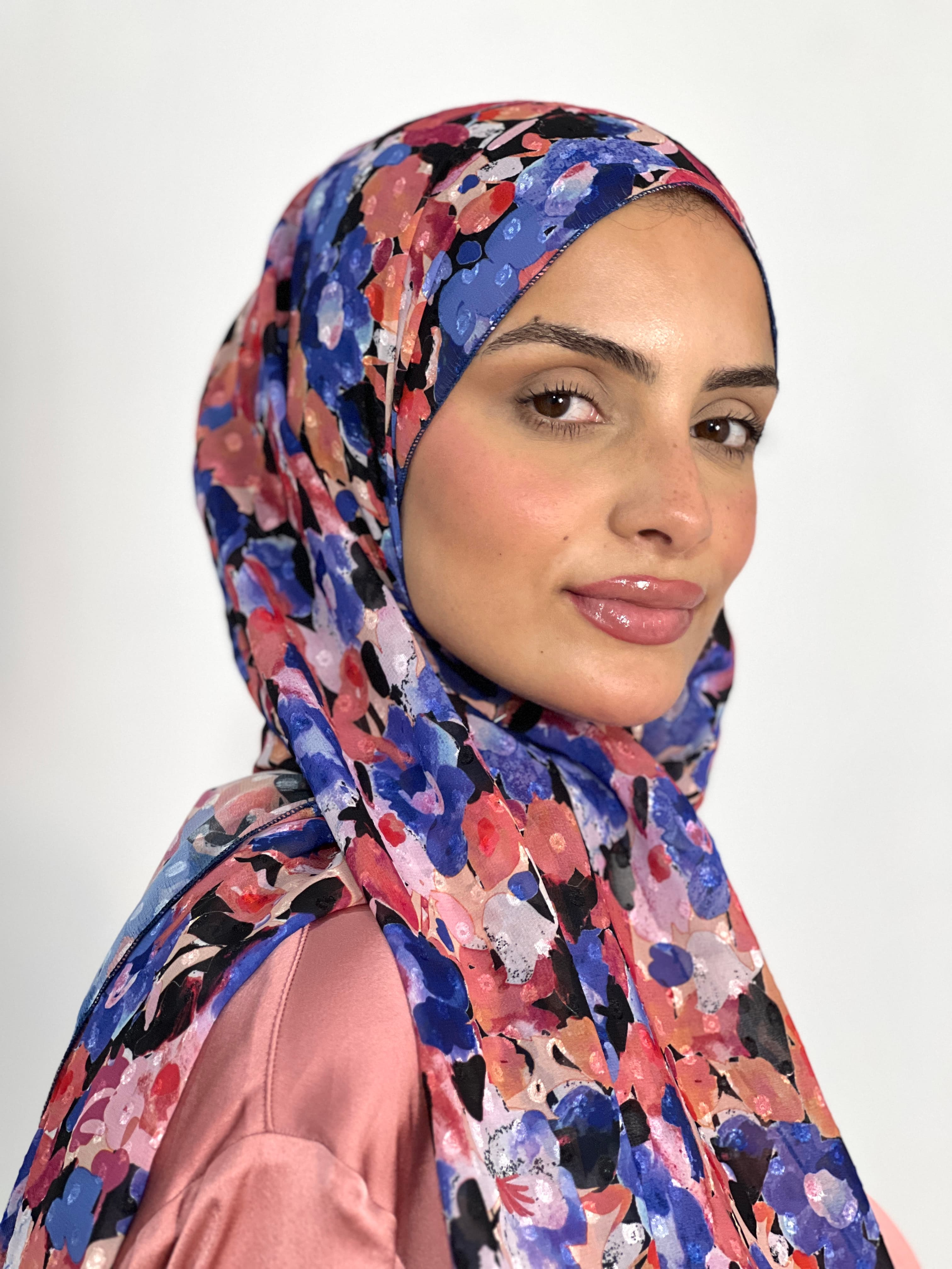 Allurina scarf - "Petal Splash"