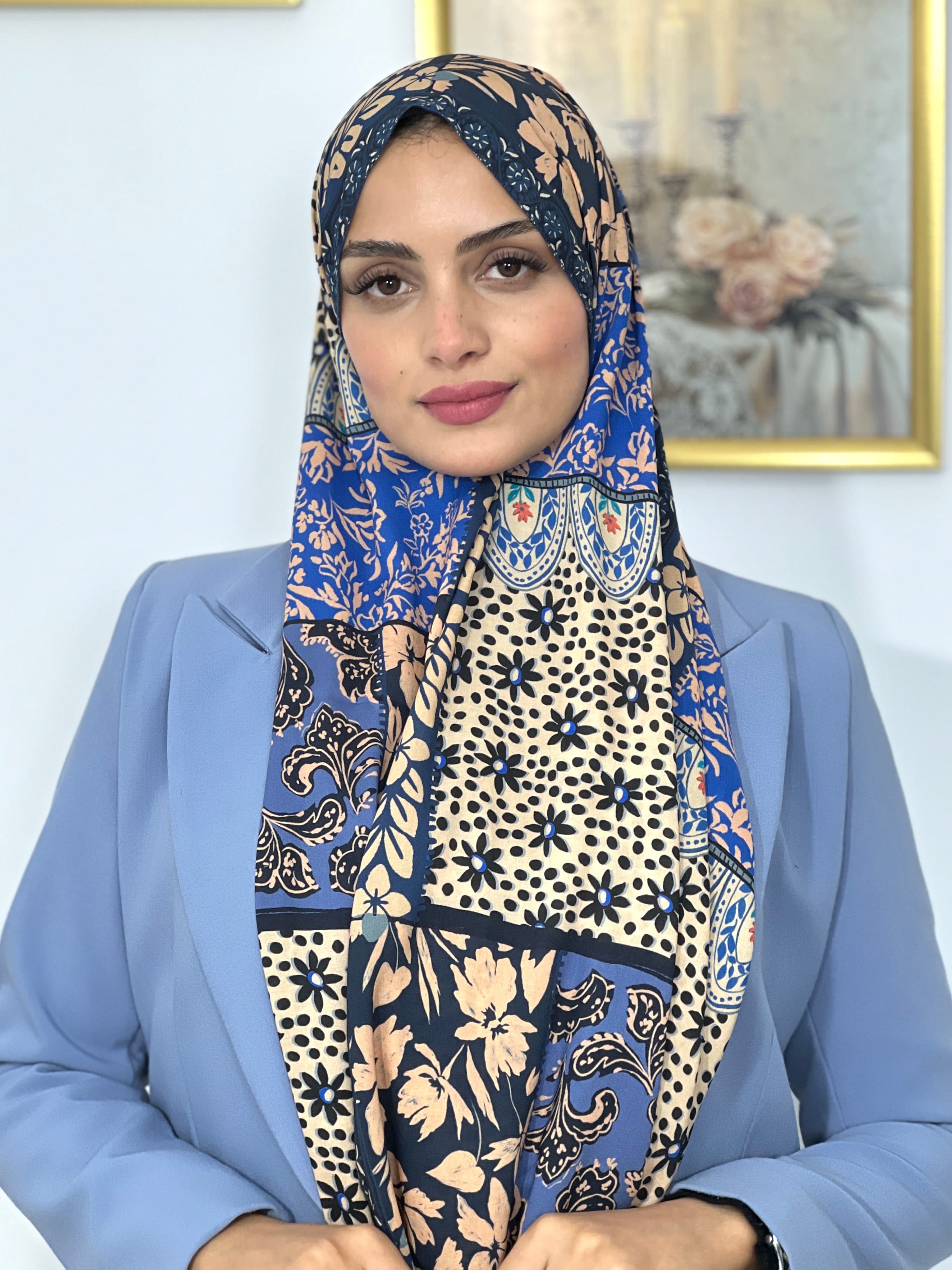 Allurina scarf - "Bohemian Patchwork"