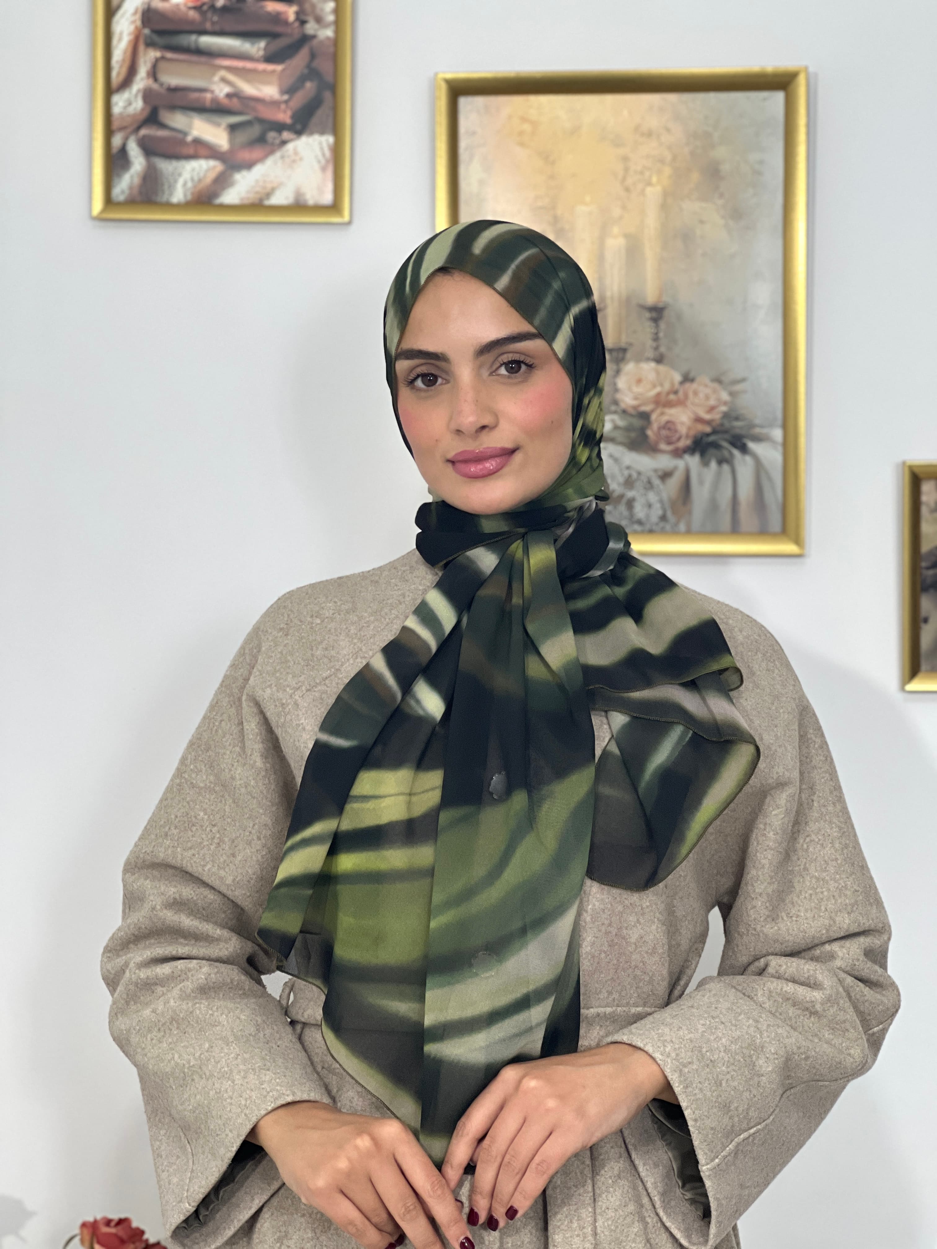 Allurina scarf - "Jungle Shadow"