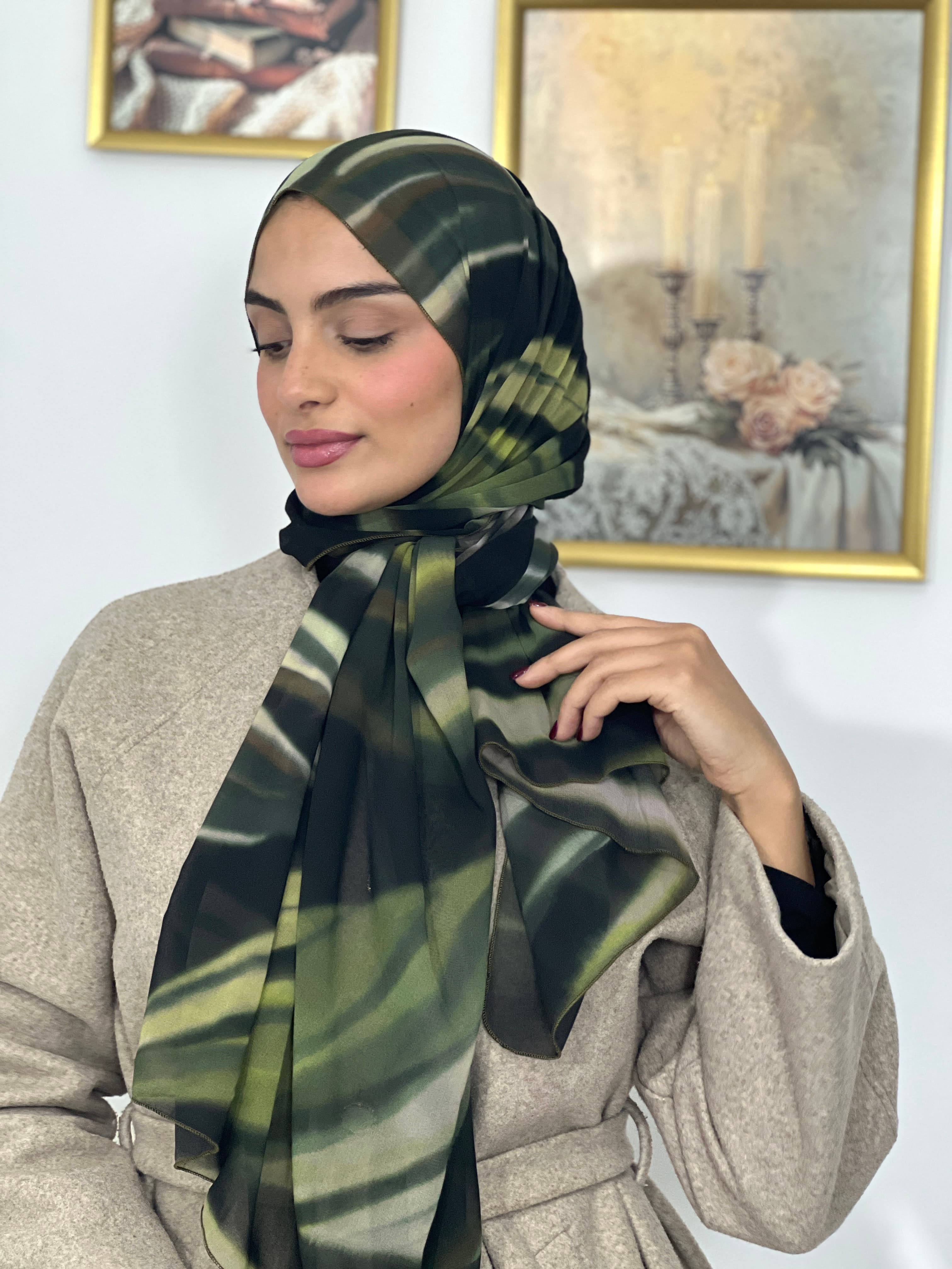 Allurina scarf - "Jungle Shadow"