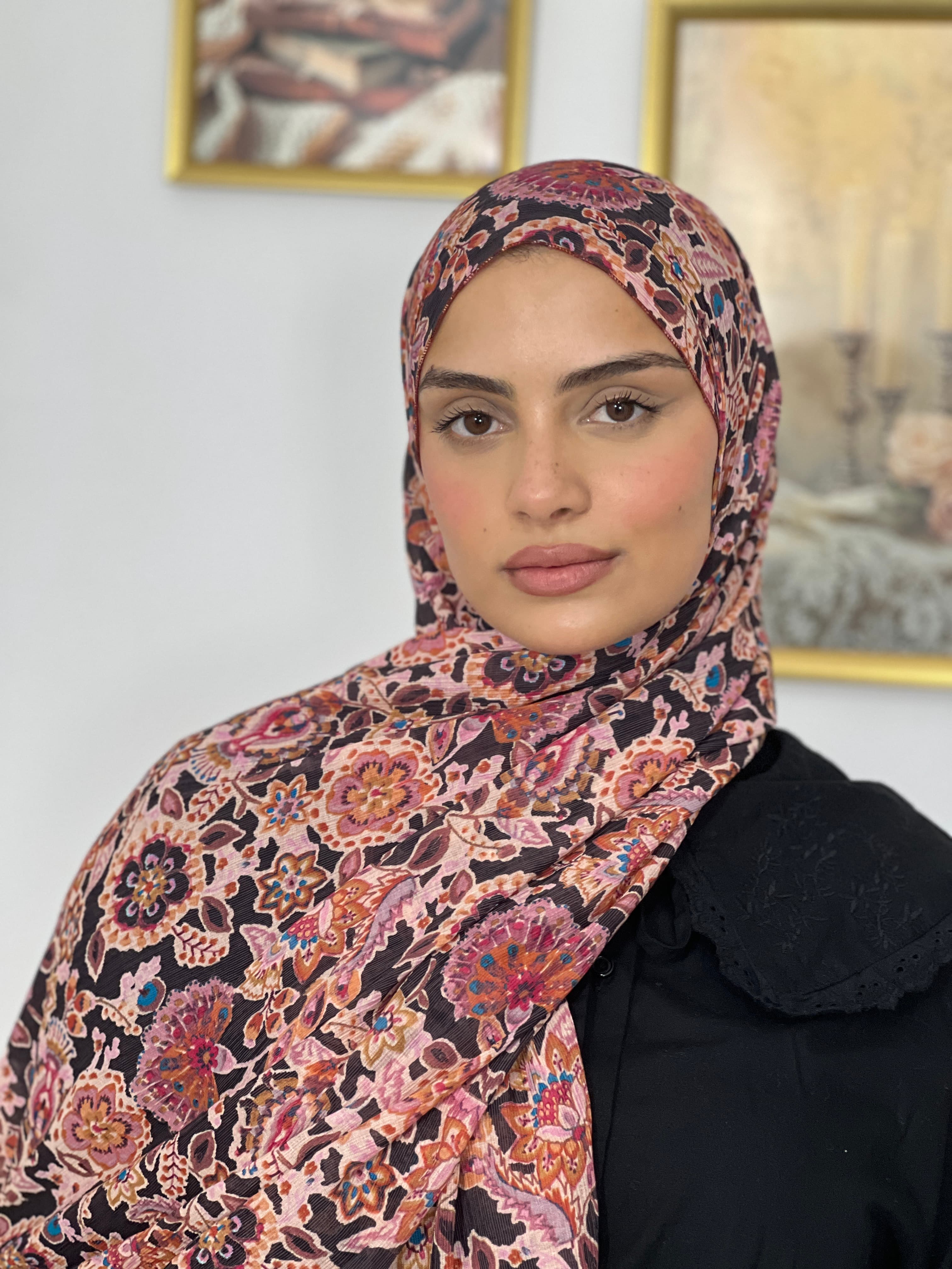 Allurina scarf - "Mystic Floral"