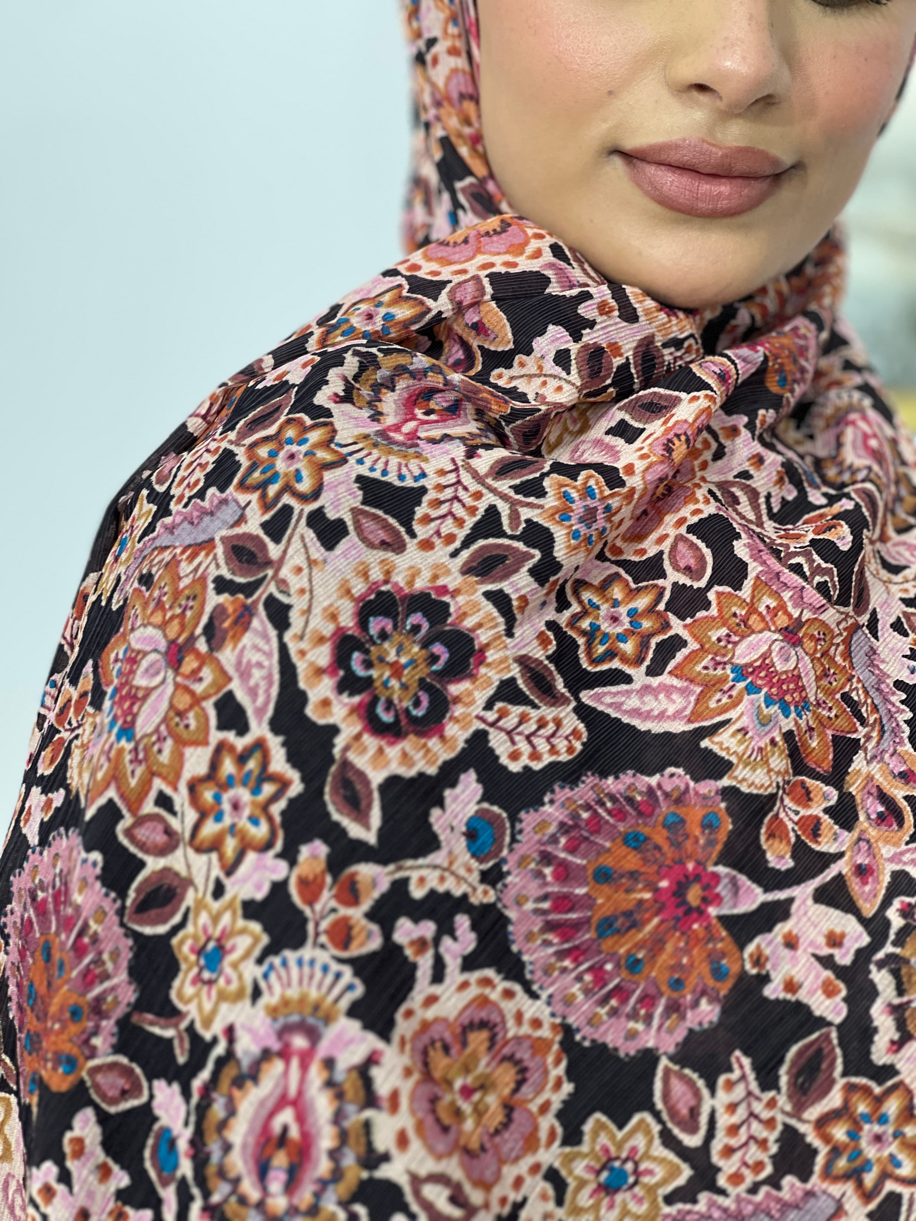 Allurina scarf - "Mystic Floral"